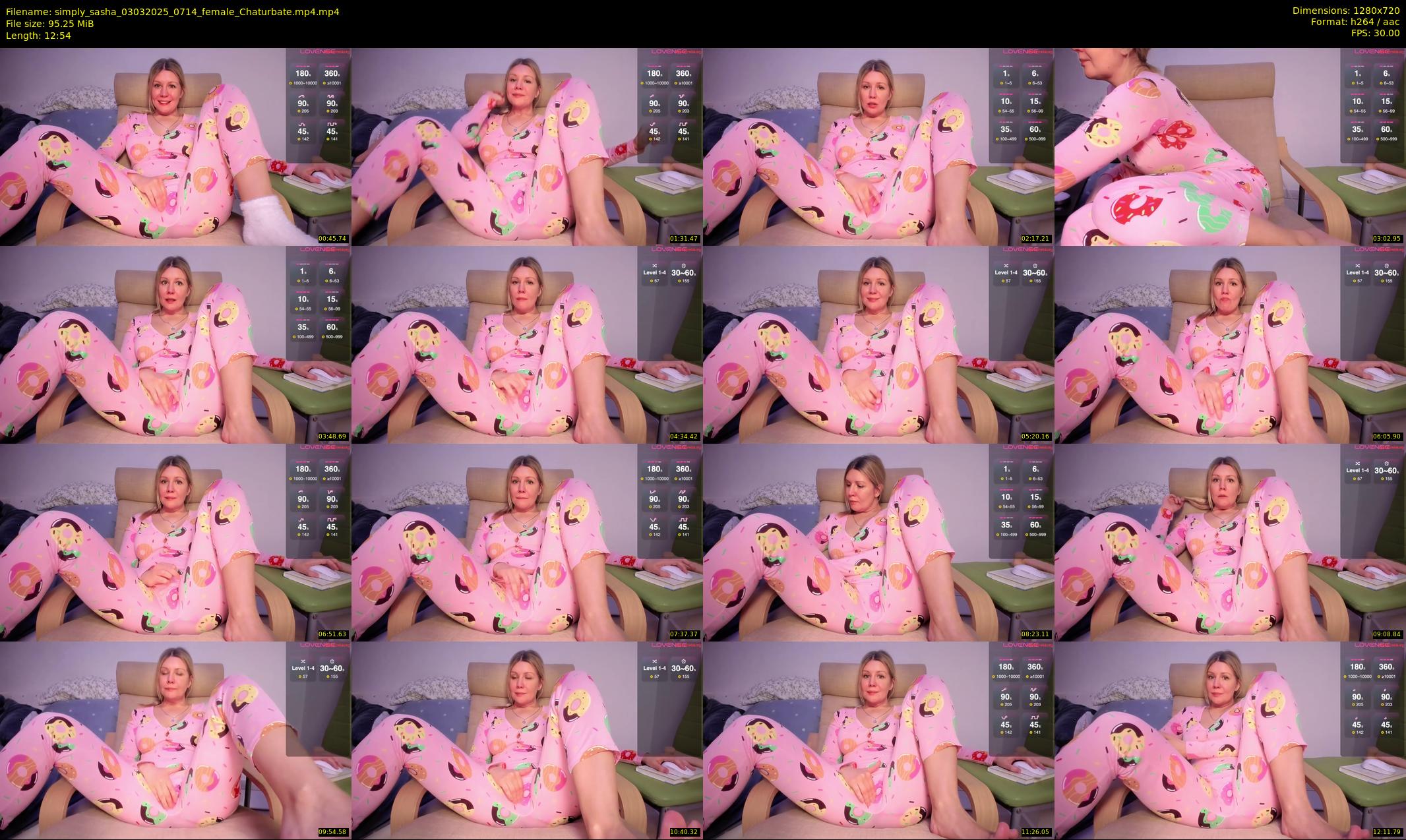 simply_sasha — 13 minute Chaturbate female cam show recording, 720p, Mar 3, 2025
