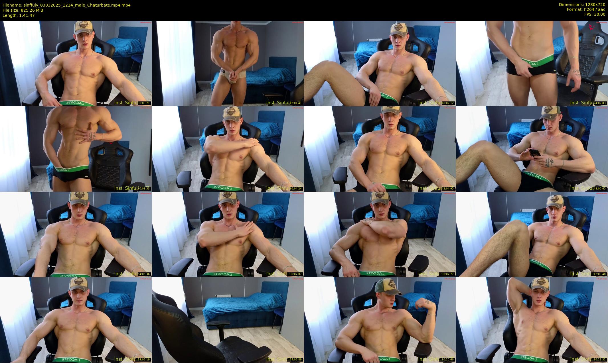 sinffuly — 102 minute Chaturbate male cam show recording, 720p, Mar 3, 2025