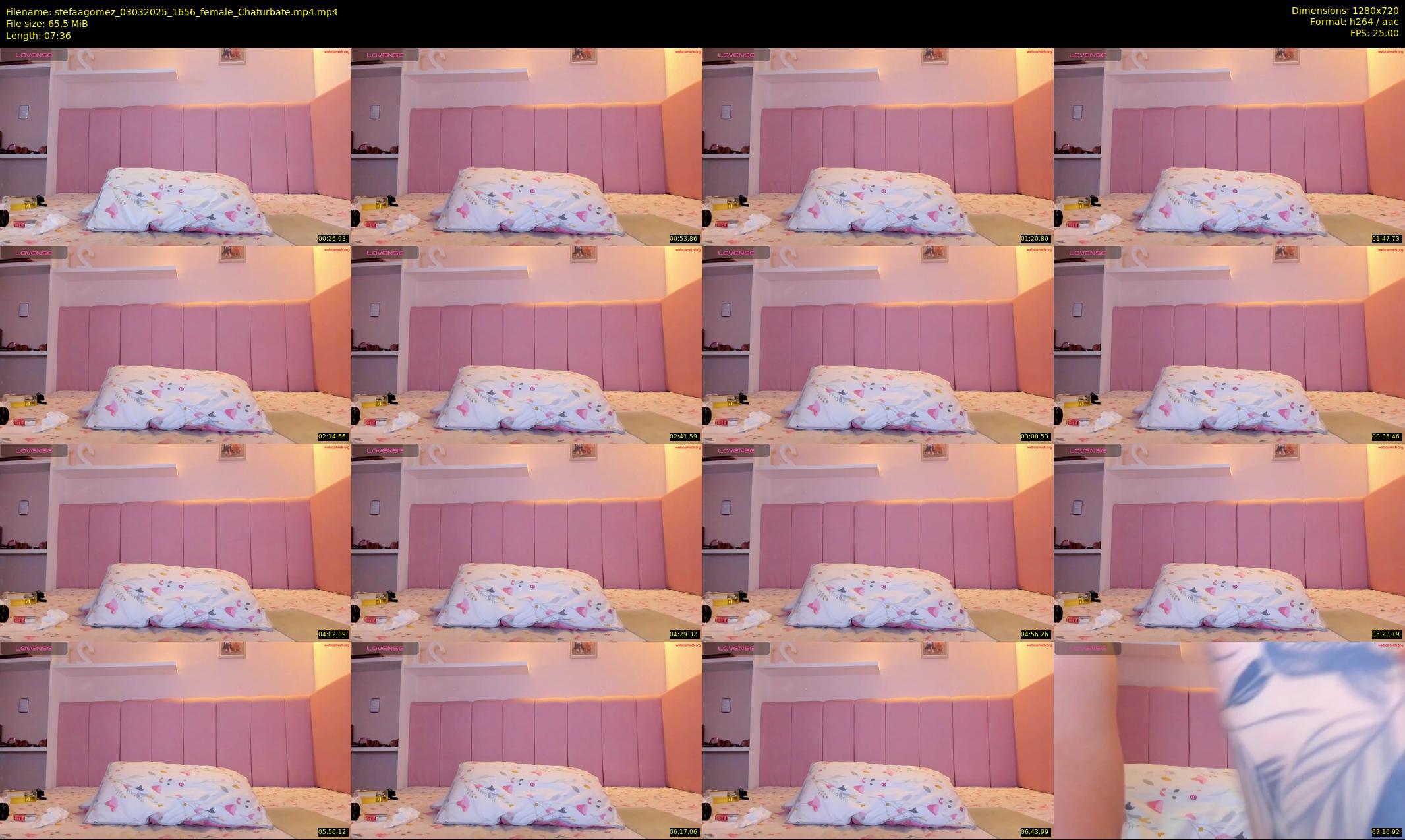 stefaagomez — 8 minute Chaturbate female cam show recording, 720p, Mar 3, 2025