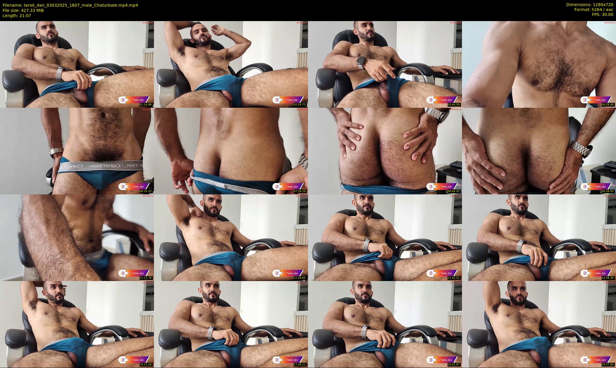 tarek_dan — 22 minute Chaturbate male cam show recording, 720p, Mar 3, 2025