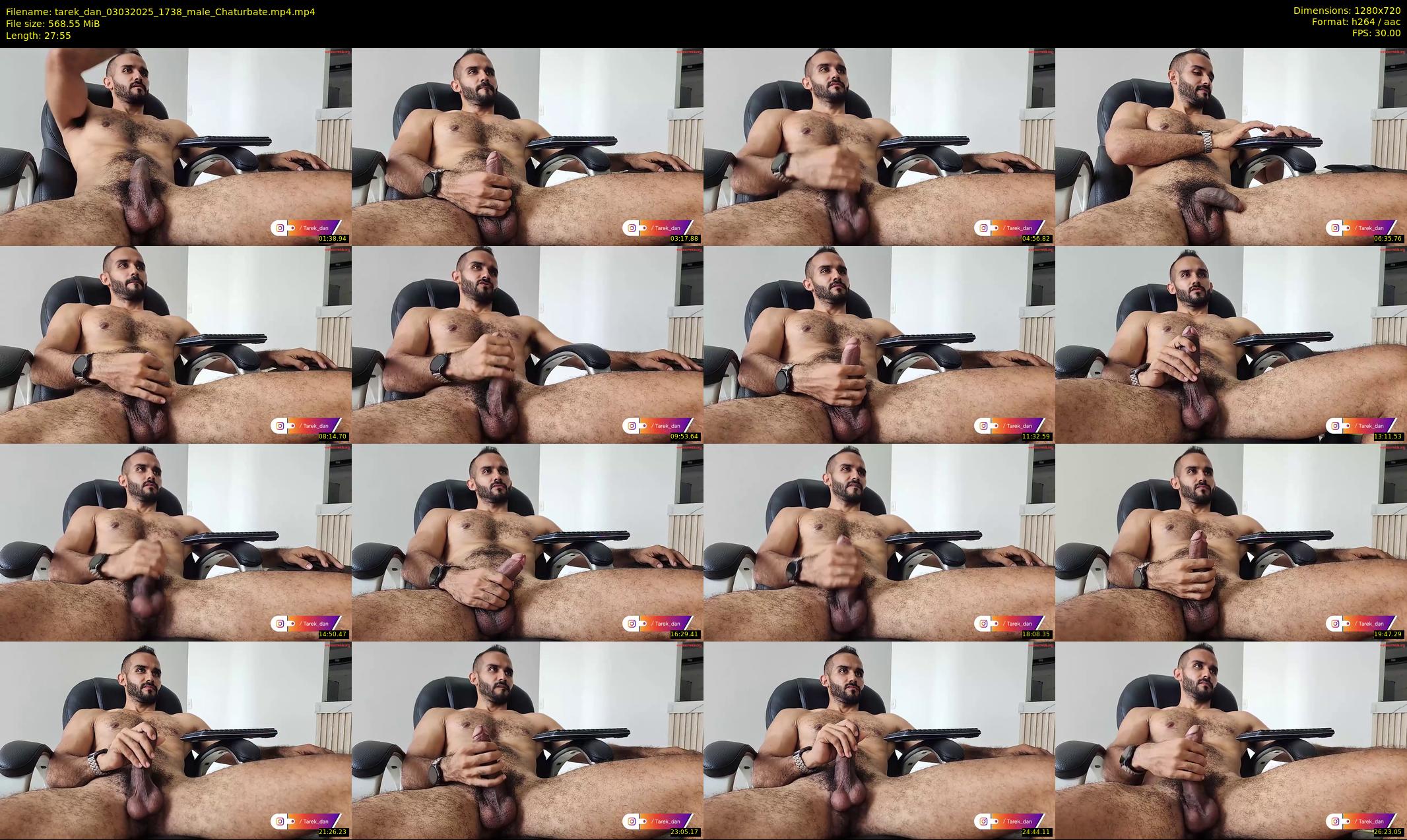 tarek_dan — 28 minute Chaturbate male cam show recording, 720p, Mar 3, 2025