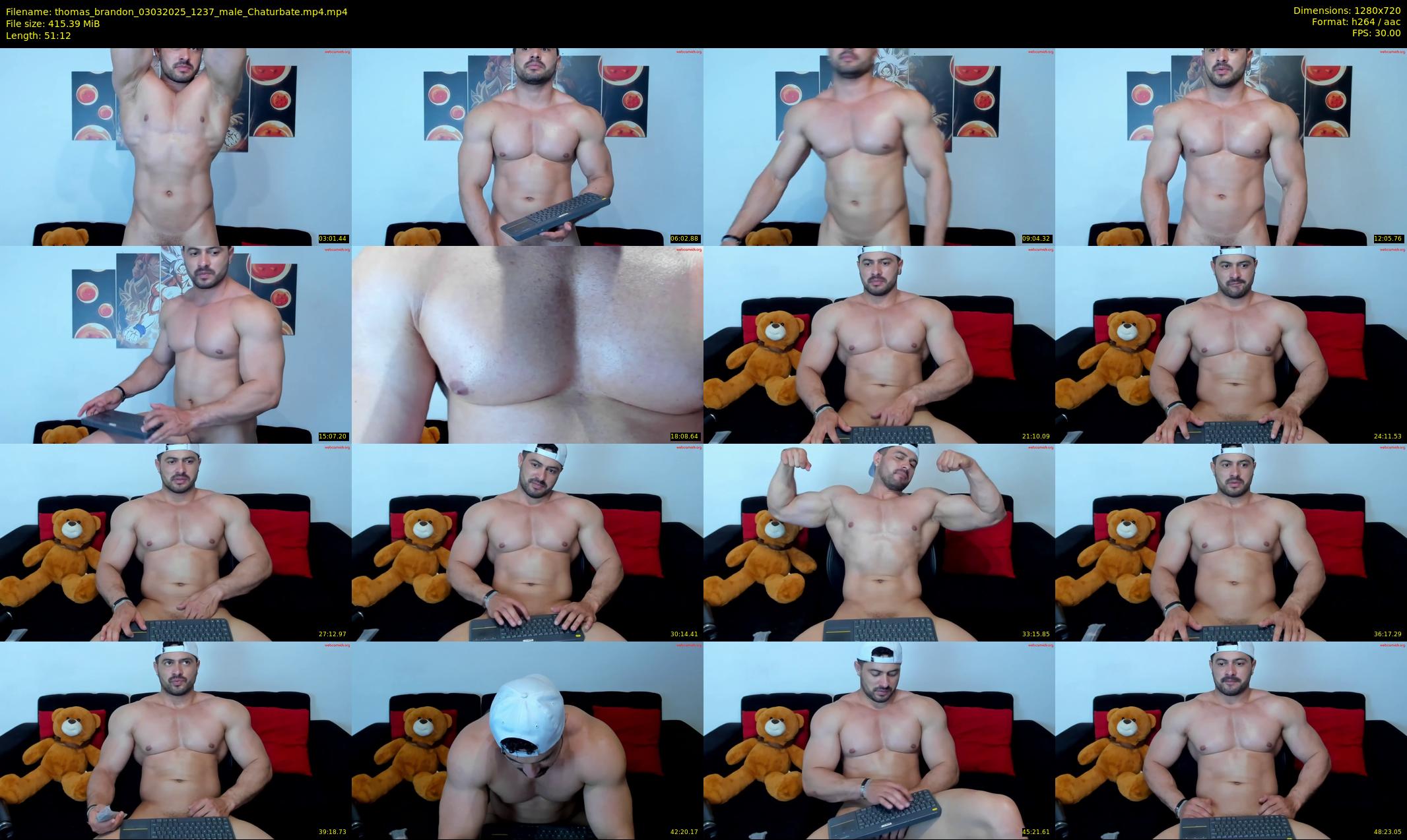 thomas_brandon — 52 minute Chaturbate male cam show recording, 720p, Mar 3, 2025