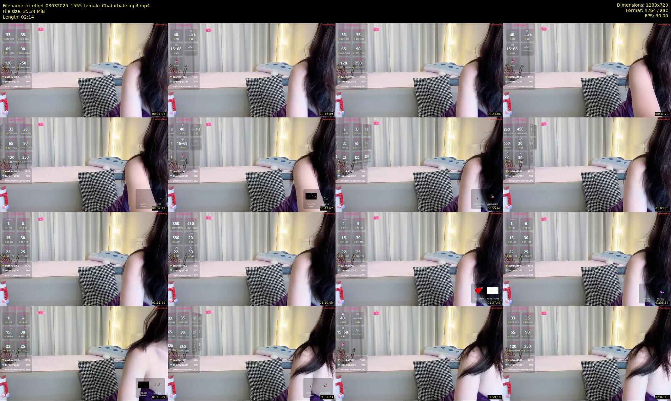 xi_ethel — 3 minute Chaturbate female cam show recording, 720p, Mar 3, 2025