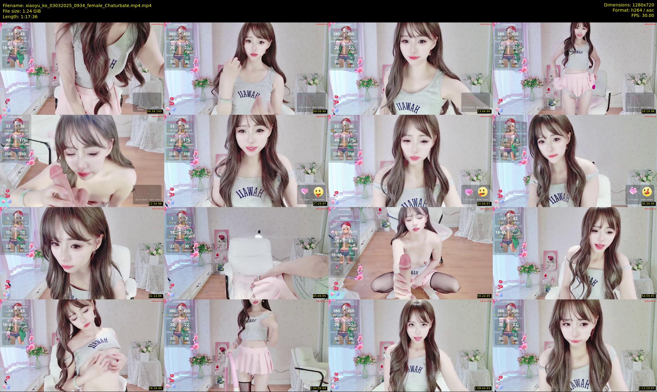 xiaoyu_ko — 78 minute Chaturbate female cam show recording, 720p, Mar 3, 2025