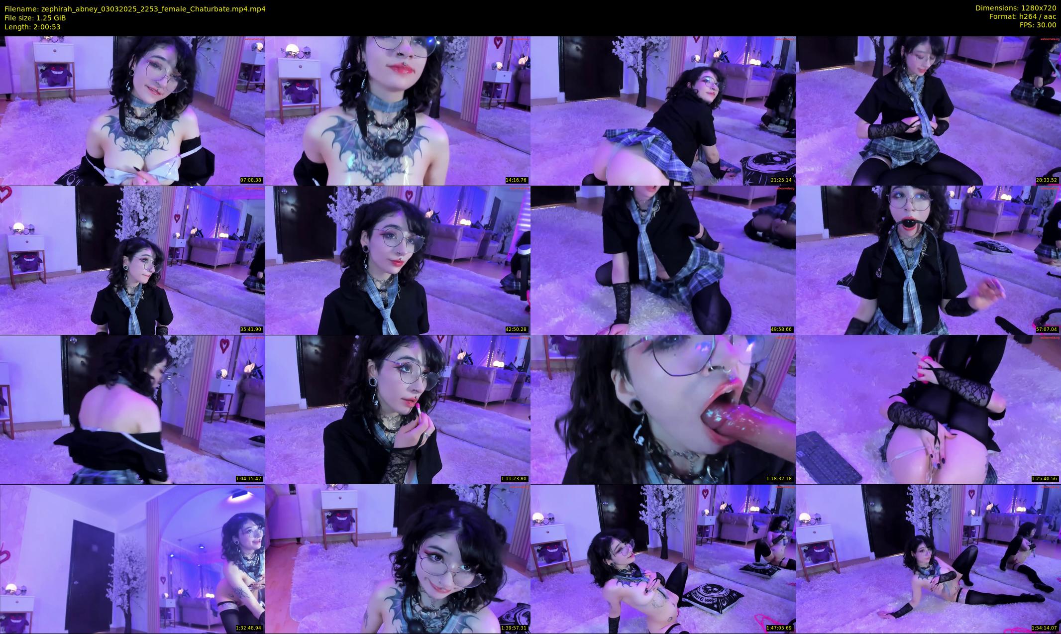 zephirah_abney — 121 minute Chaturbate female cam show recording, 720p, Mar 3, 2025