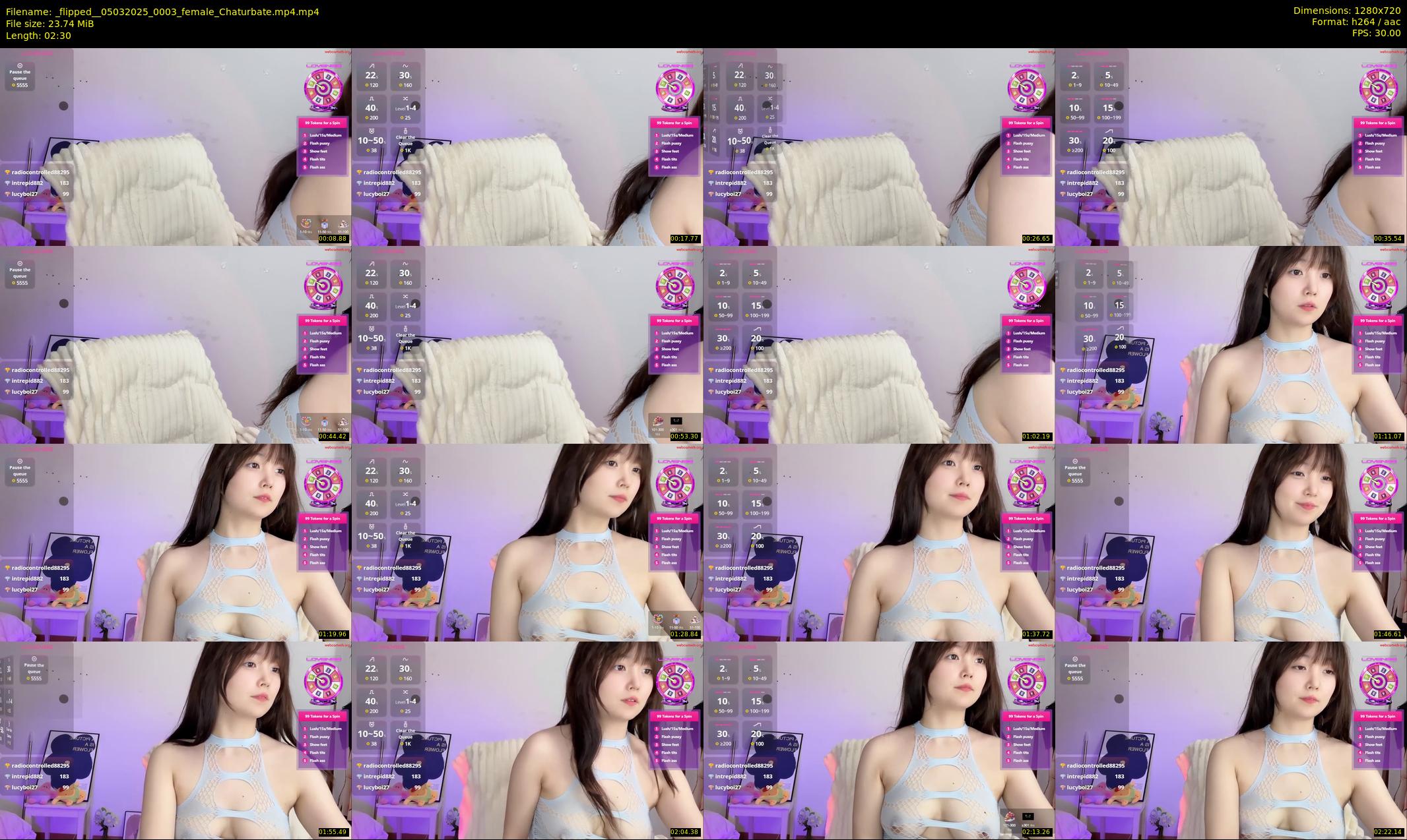 _flipped_ — 3 minute Chaturbate female cam show recording, 720p, Mar 5, 2025
