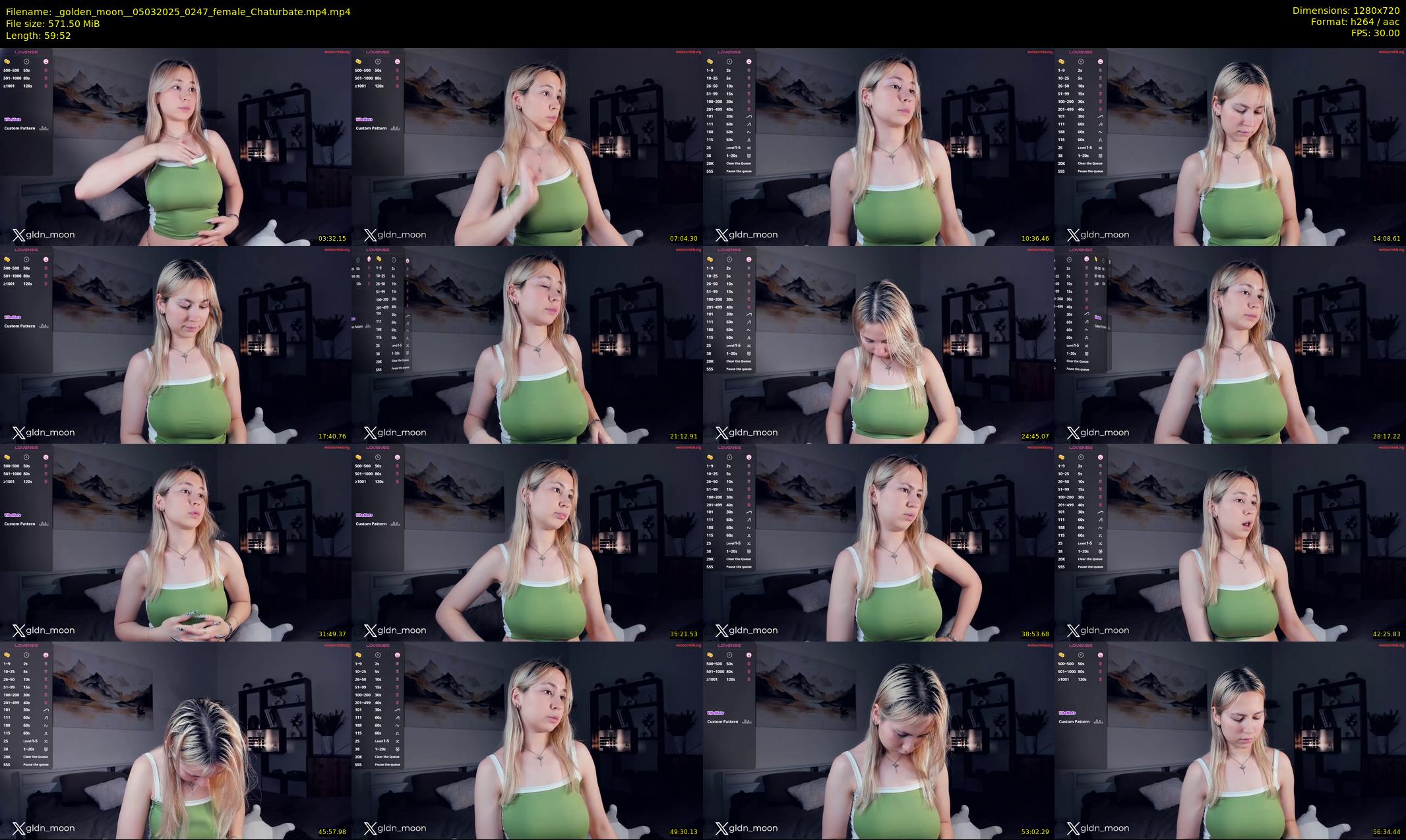 _golden_moon_ — 60 minute Chaturbate female cam show recording, 720p, Mar 5, 2025