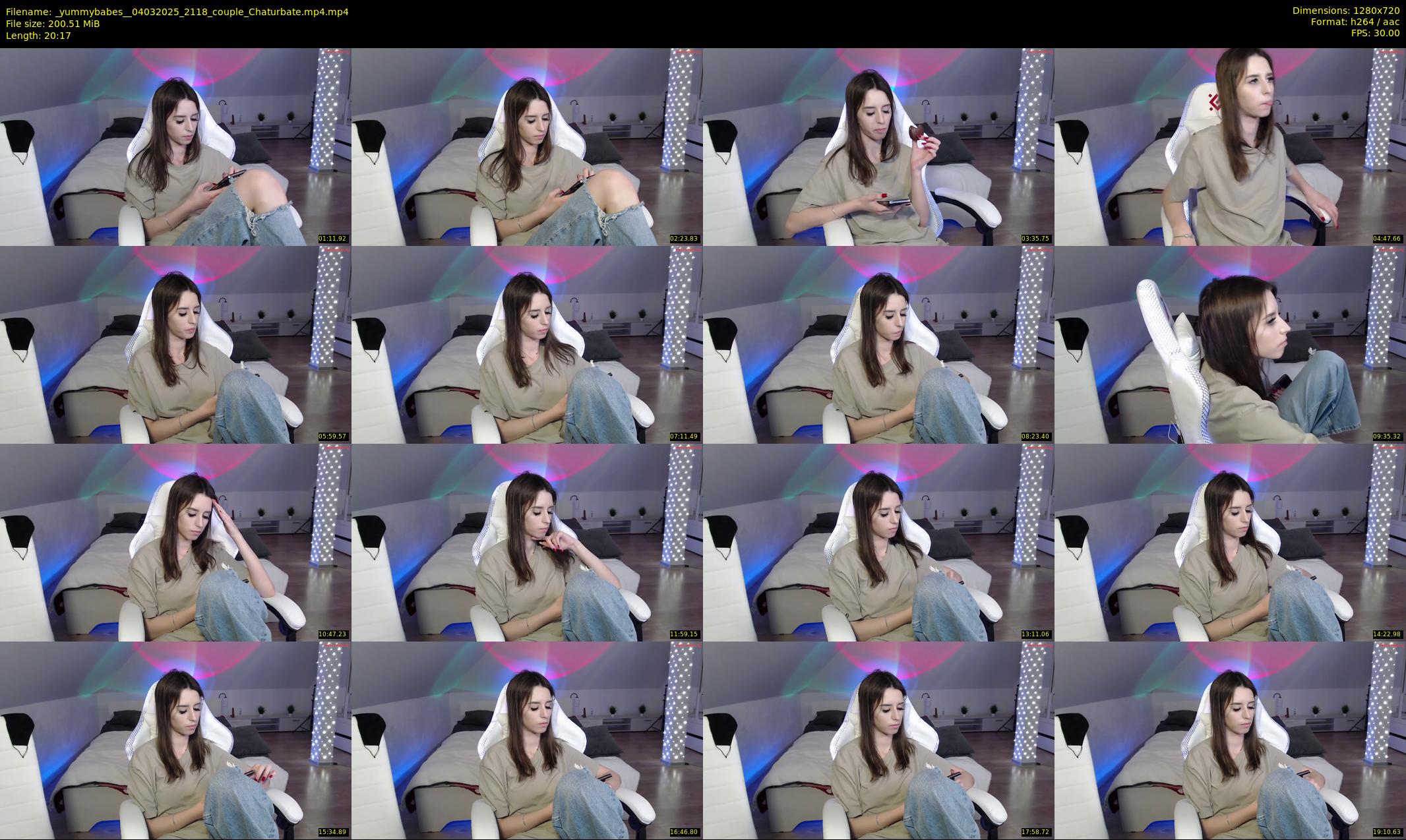 _yummybabes_ — 21 minute Chaturbate couple cam show recording, 720p, Mar 4, 2025
