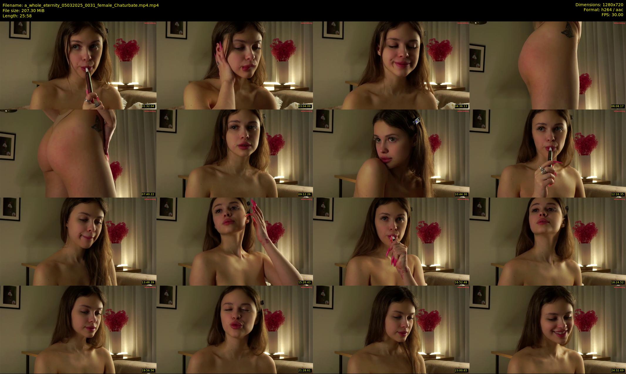 a_whole_eternity — 26 minute Chaturbate female cam show recording, 720p, Mar 5, 2025