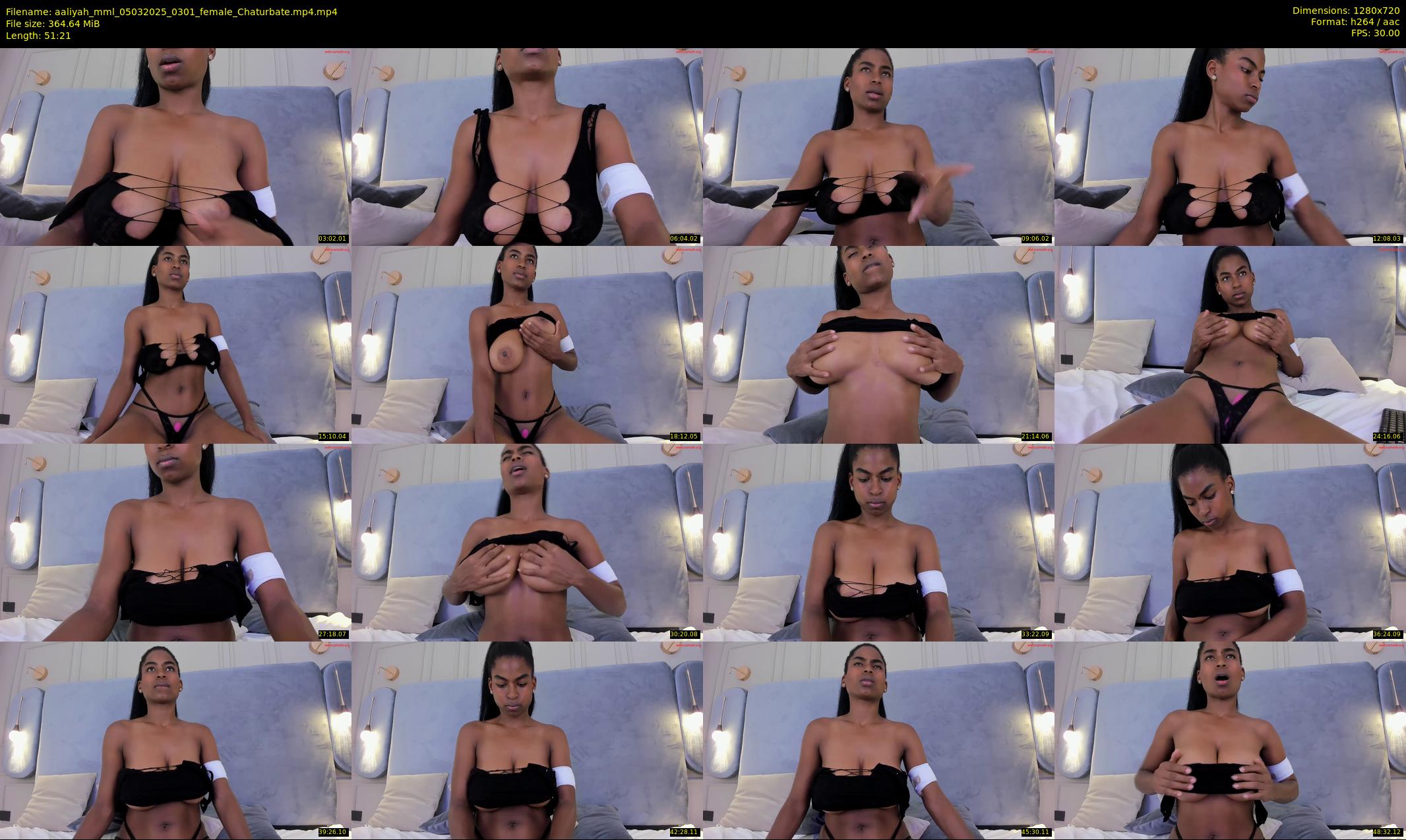 aaliyah_mml — 52 minute Chaturbate female cam show recording, 720p, Mar 5, 2025