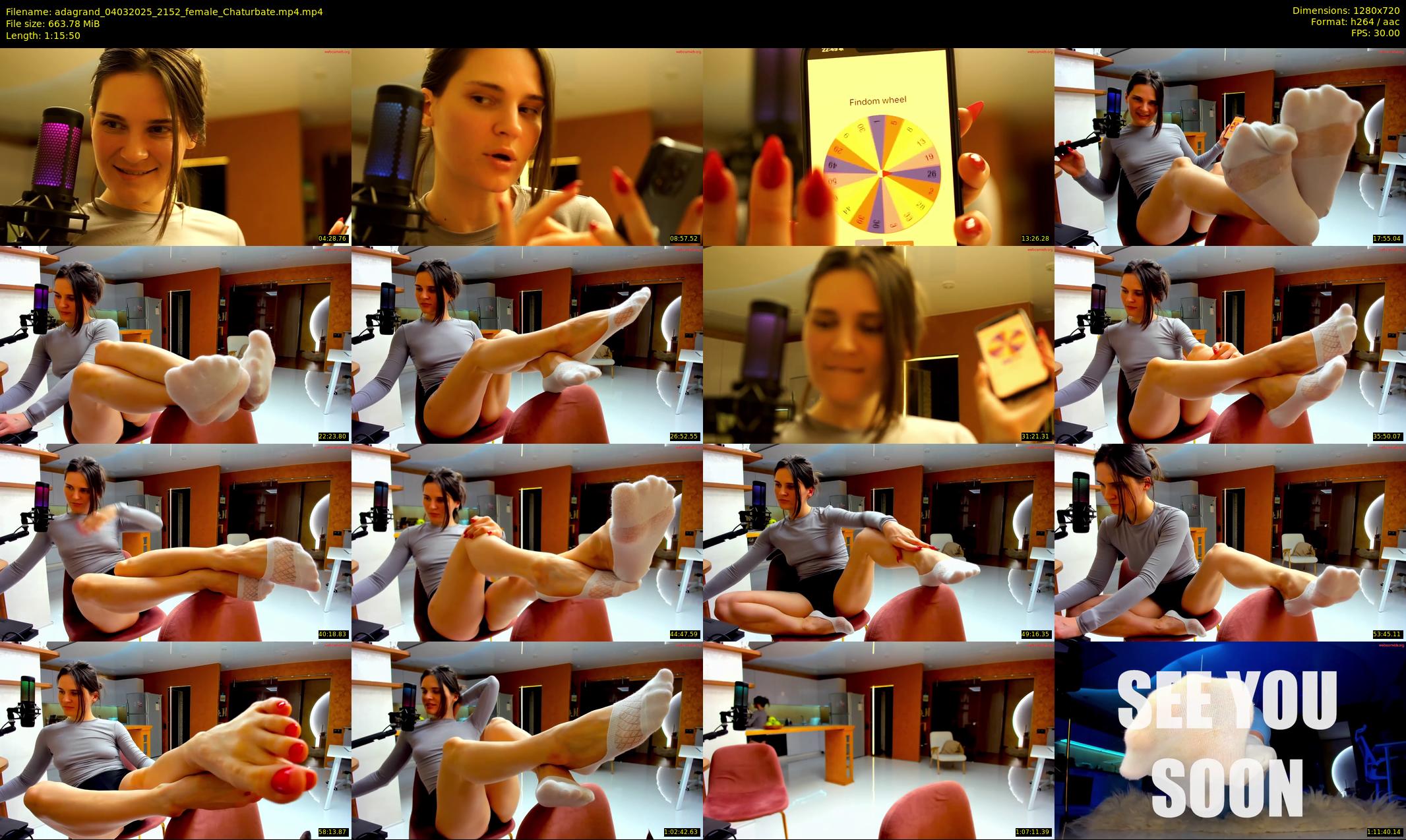 adagrand — 76 minute Chaturbate female cam show recording, 720p, Mar 4, 2025