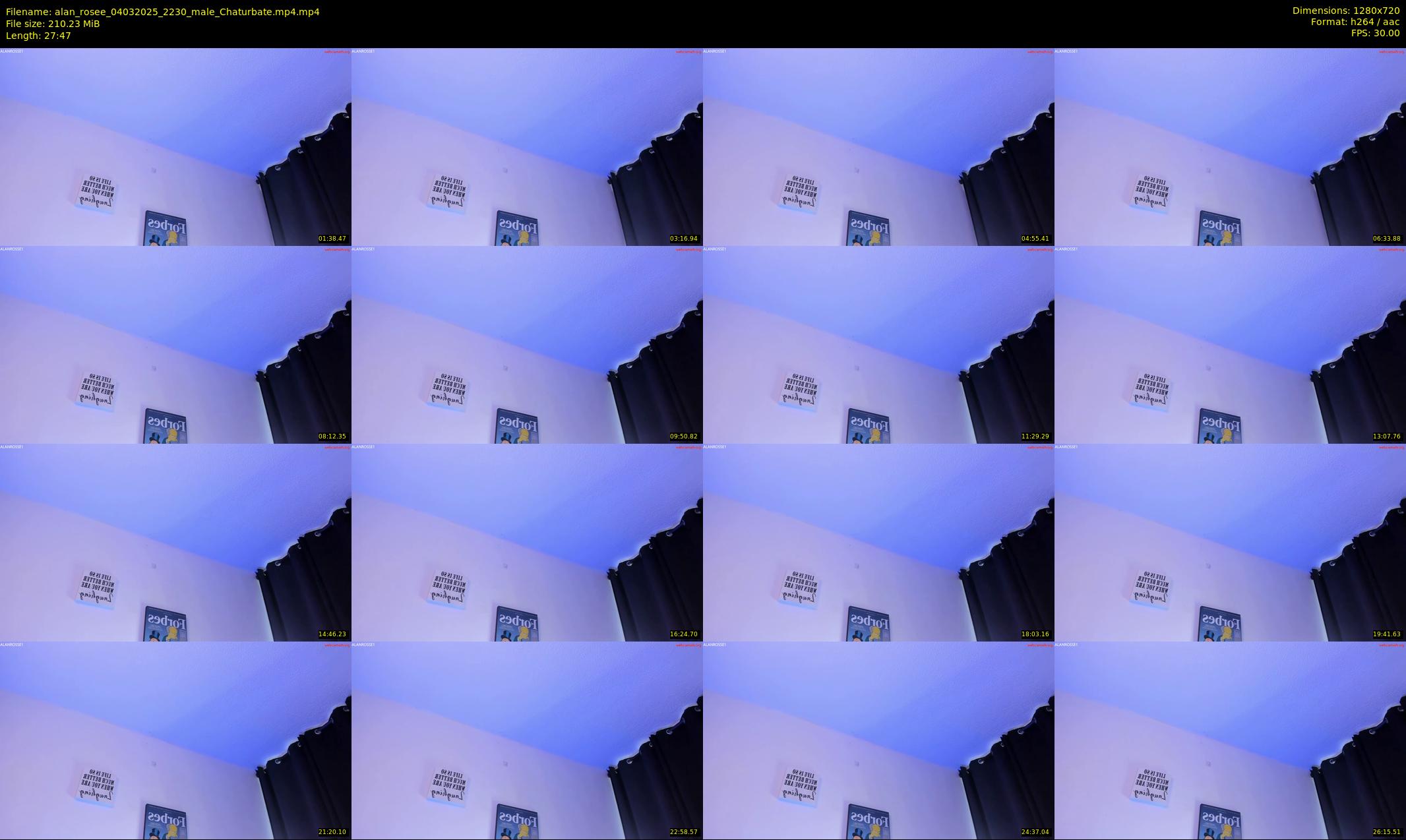 alan_rosee — 28 minute Chaturbate male cam show recording, 720p, Mar 4, 2025
