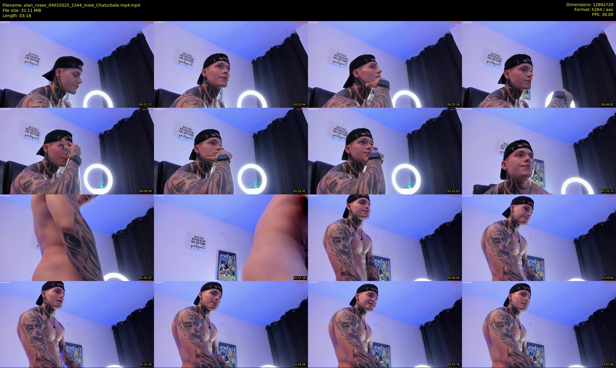 alan_rosee — 4 minute Chaturbate male cam show recording, 720p, Mar 4, 2025