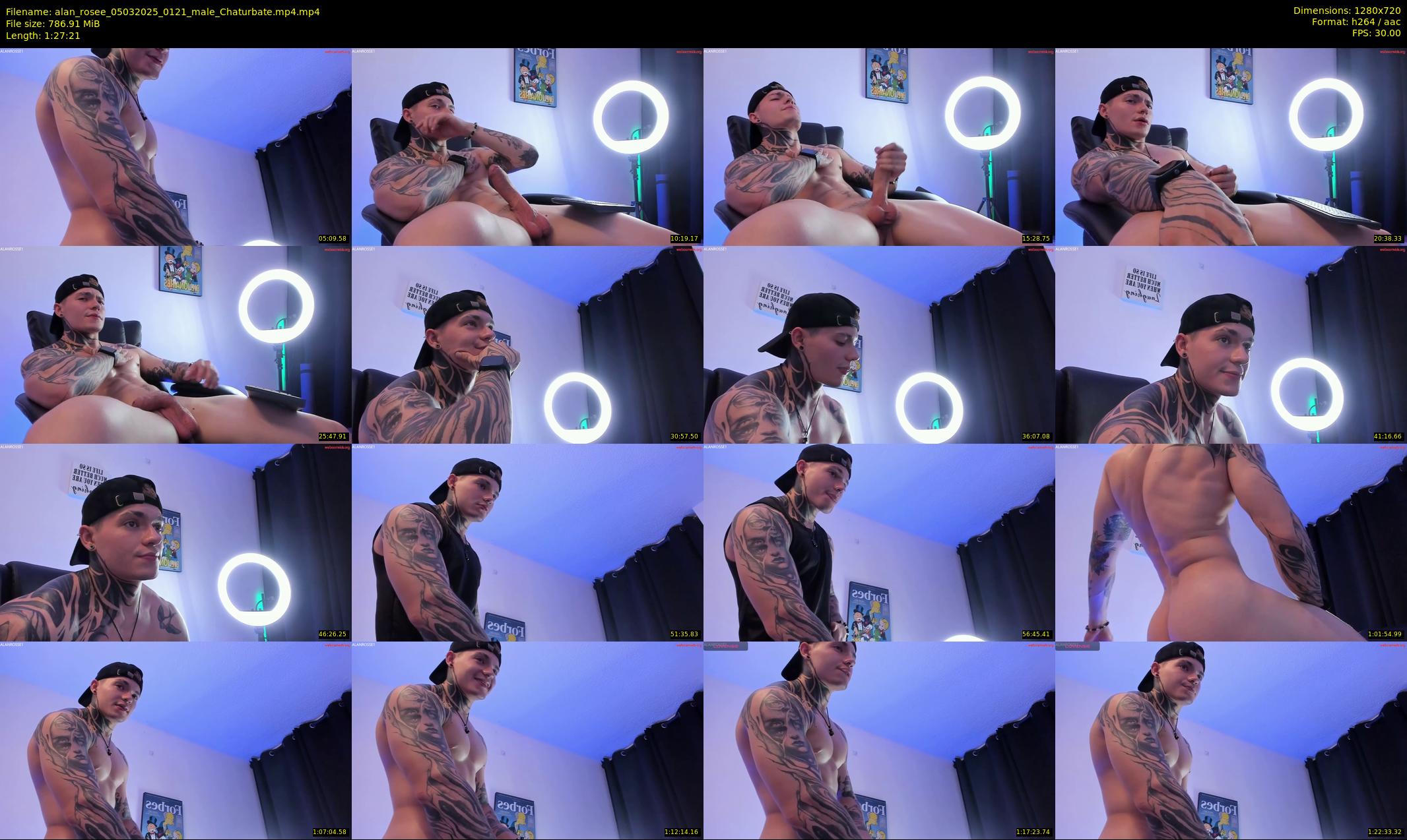 alan_rosee — 88 minute Chaturbate male cam show recording, 720p, Mar 5, 2025