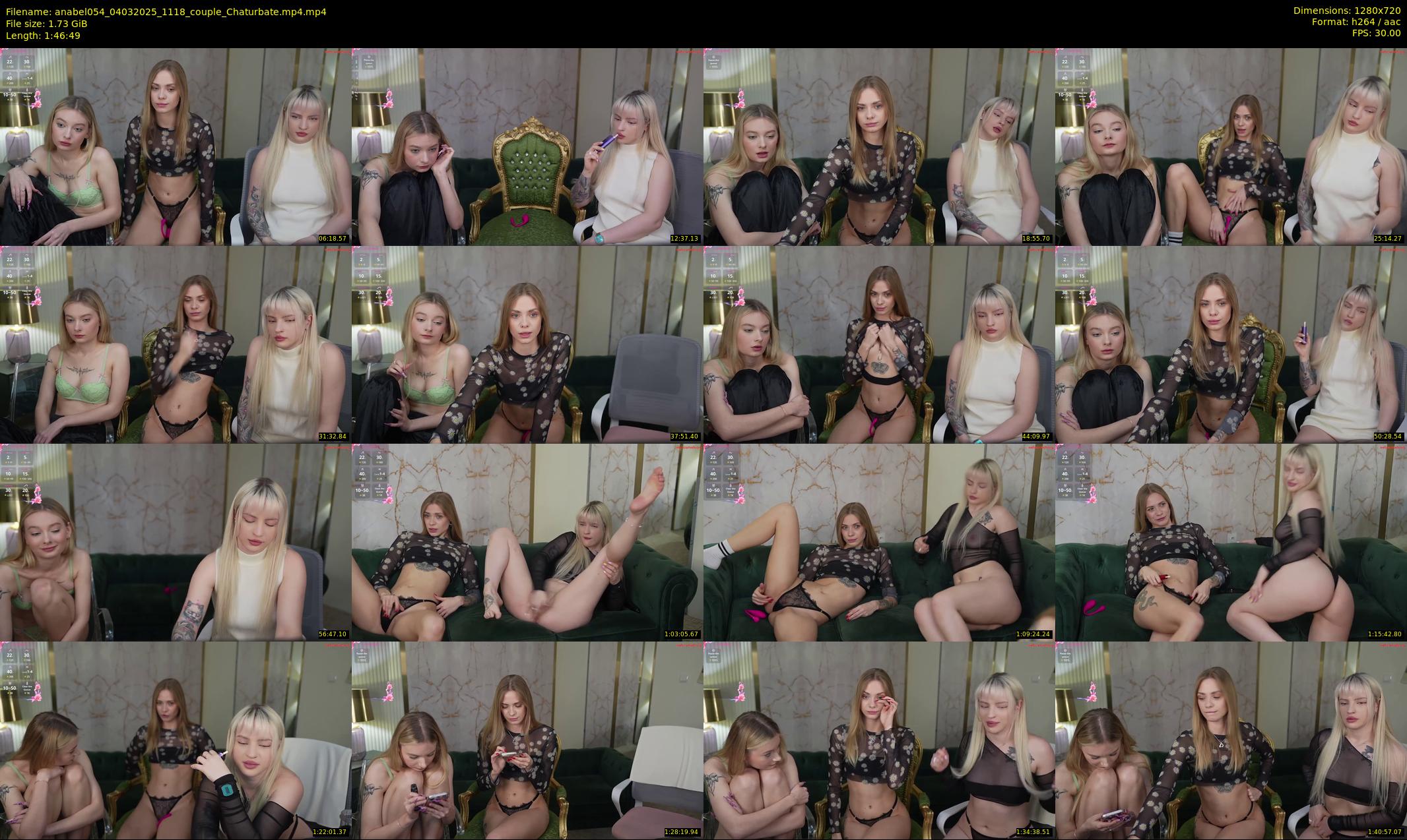 anabel054 — 107 minute Chaturbate female cam show recording, 720p, Mar 4, 2025
