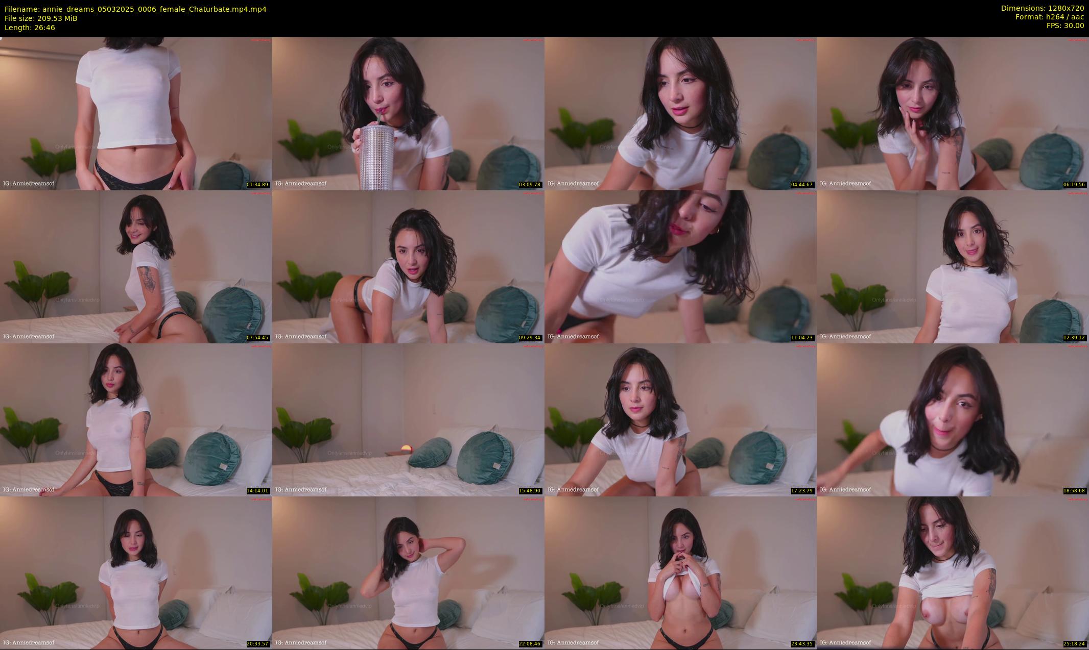 annie_dreams — 27 minute Chaturbate female cam show recording, 720p, Mar 5, 2025