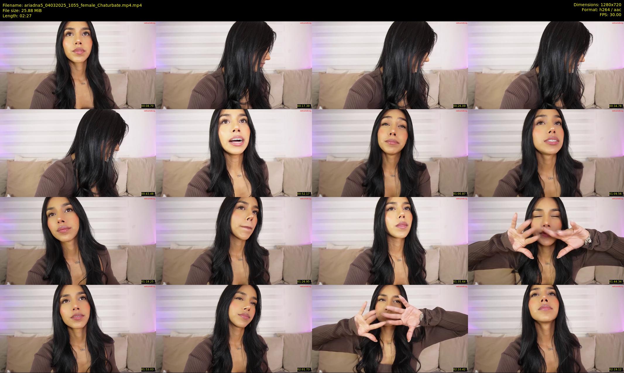 ariadna5 — 3 minute Chaturbate female cam show recording, 720p, Mar 4, 2025