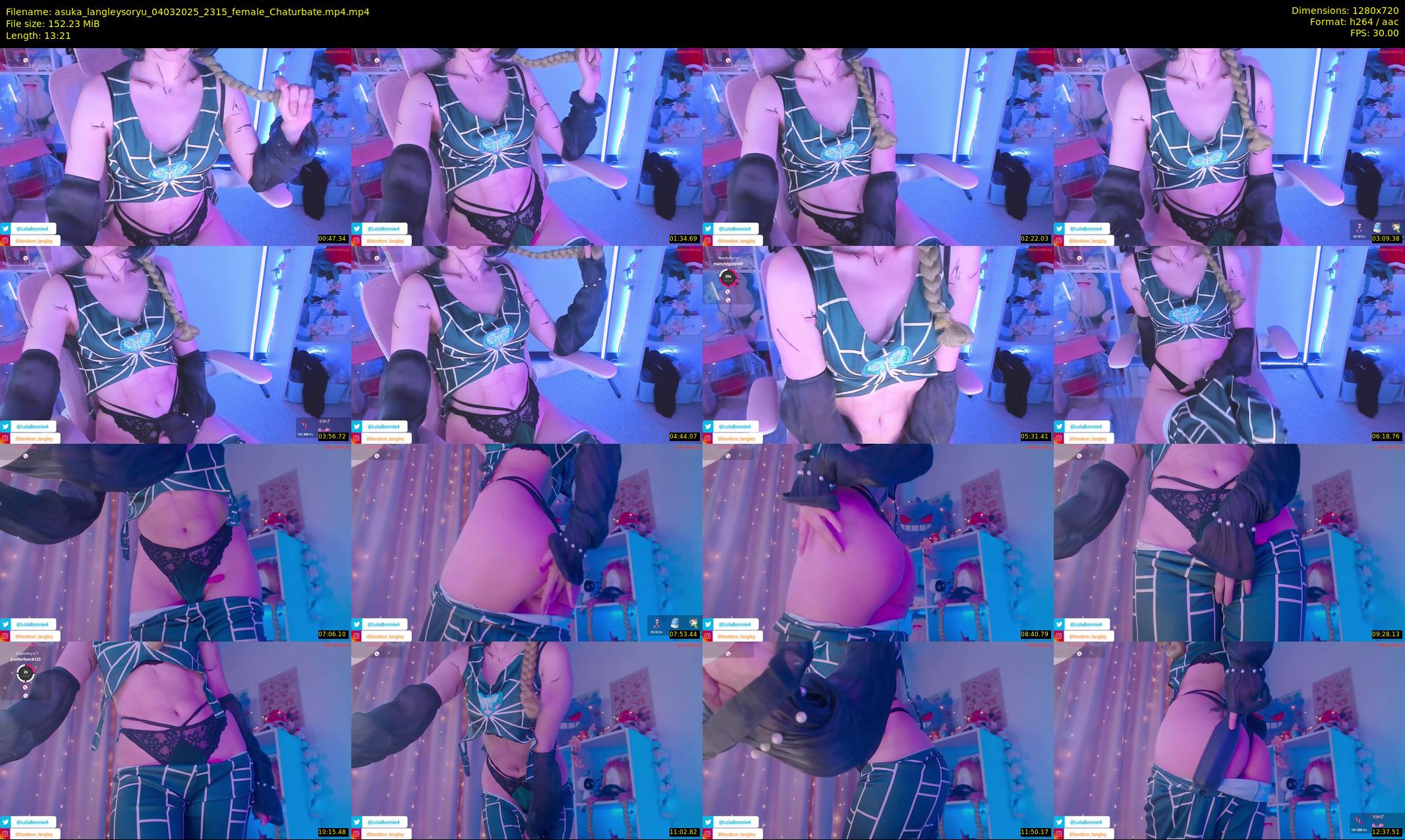 asuka_langleysoryu — 14 minute Chaturbate female cam show recording, 720p, Mar 4, 2025