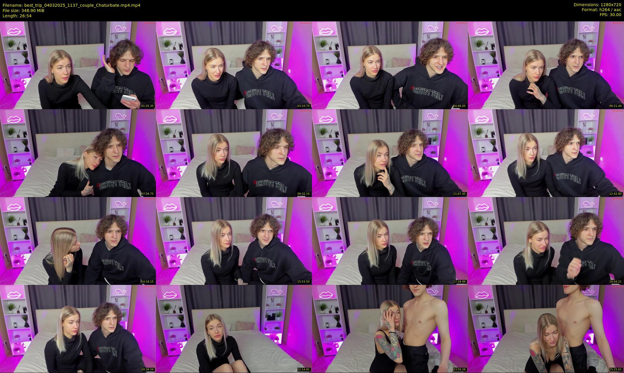 best_trip — 27 minute Chaturbate couple cam show recording, 720p, Mar 4, 2025