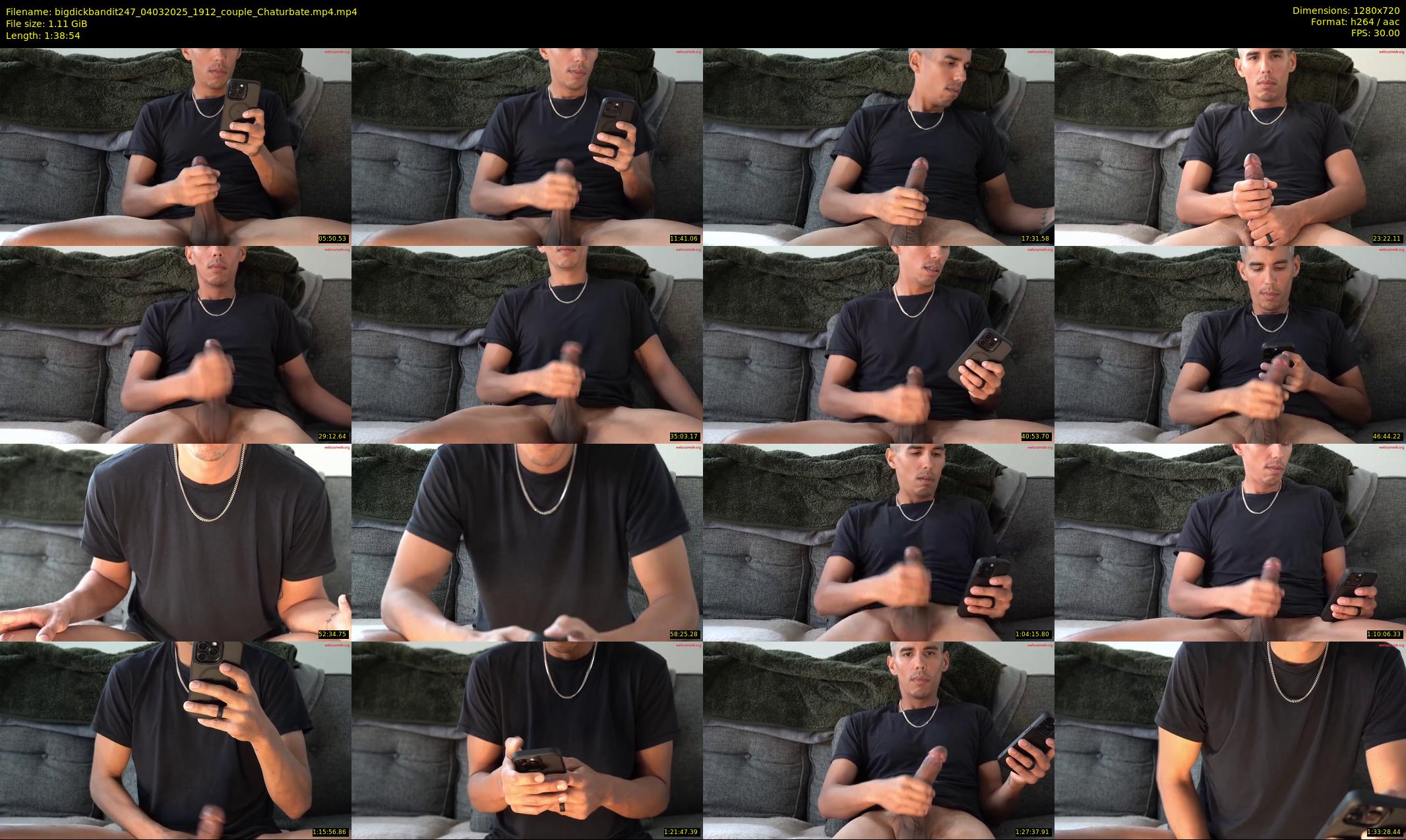 bigdickbandit247 — 99 minute Chaturbate male cam show recording, 720p, Mar 4, 2025