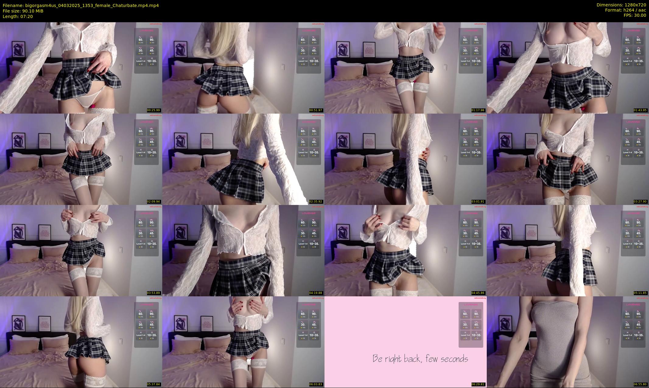bigorgasm4us — 8 minute Chaturbate female cam show recording, 720p, Mar 4, 2025