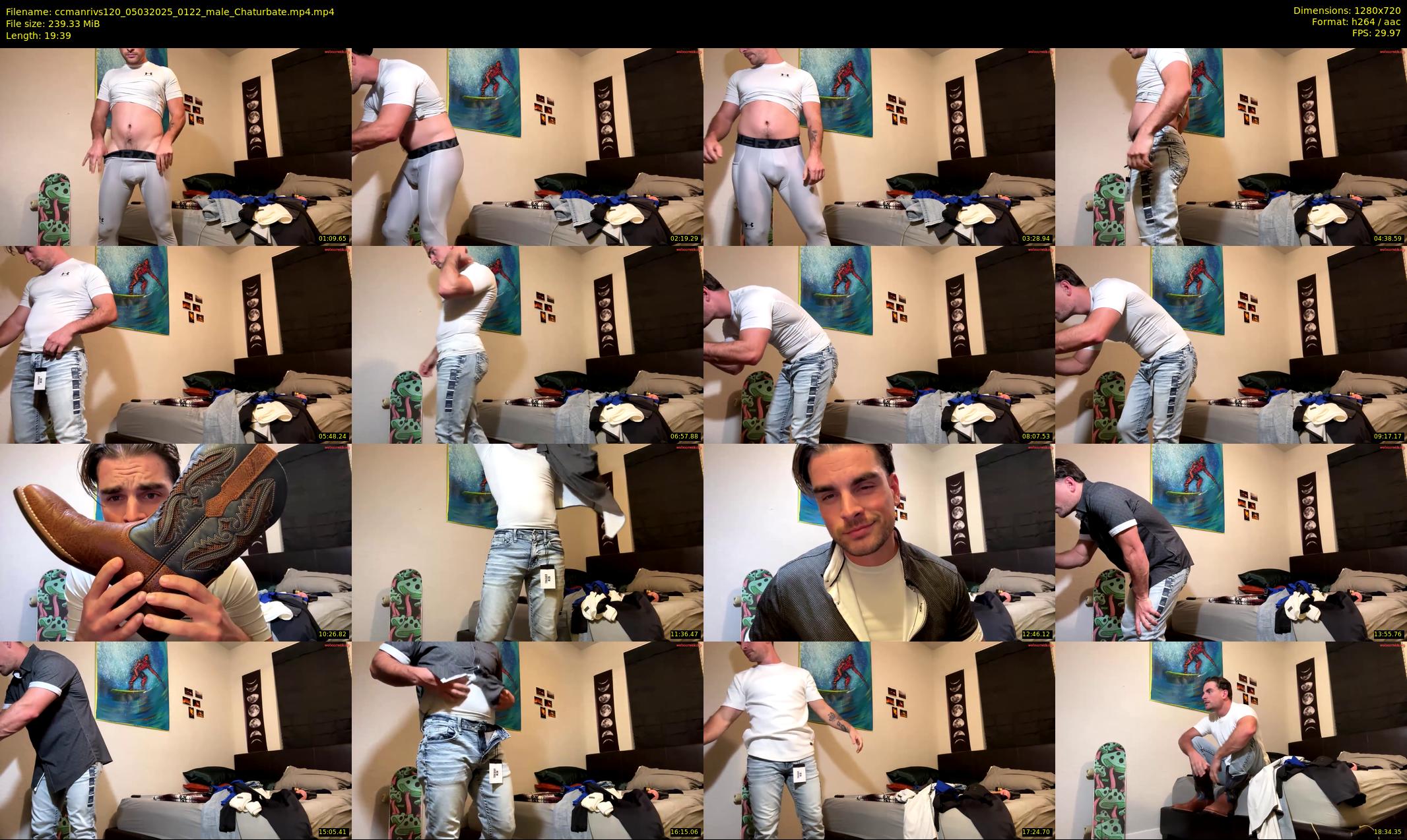 ccmanrivs120 — 20 minute Chaturbate male cam show recording, 720p, Mar 5, 2025