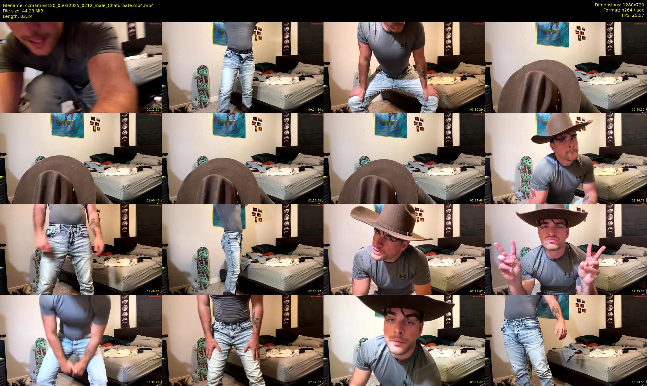 ccmanrivs120 — 4 minute Chaturbate male cam show recording, 720p, Mar 5, 2025