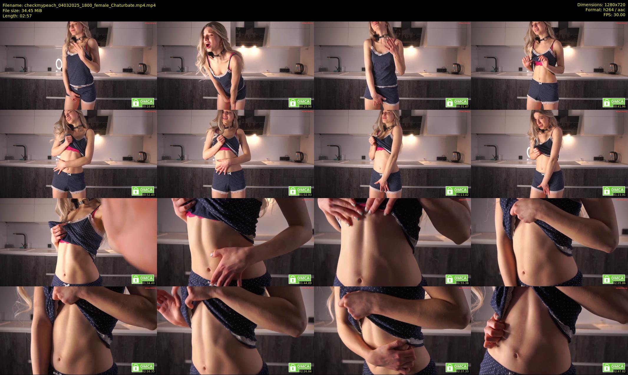 checkmypeach — 3 minute Chaturbate female cam show recording, 720p, Mar 4, 2025