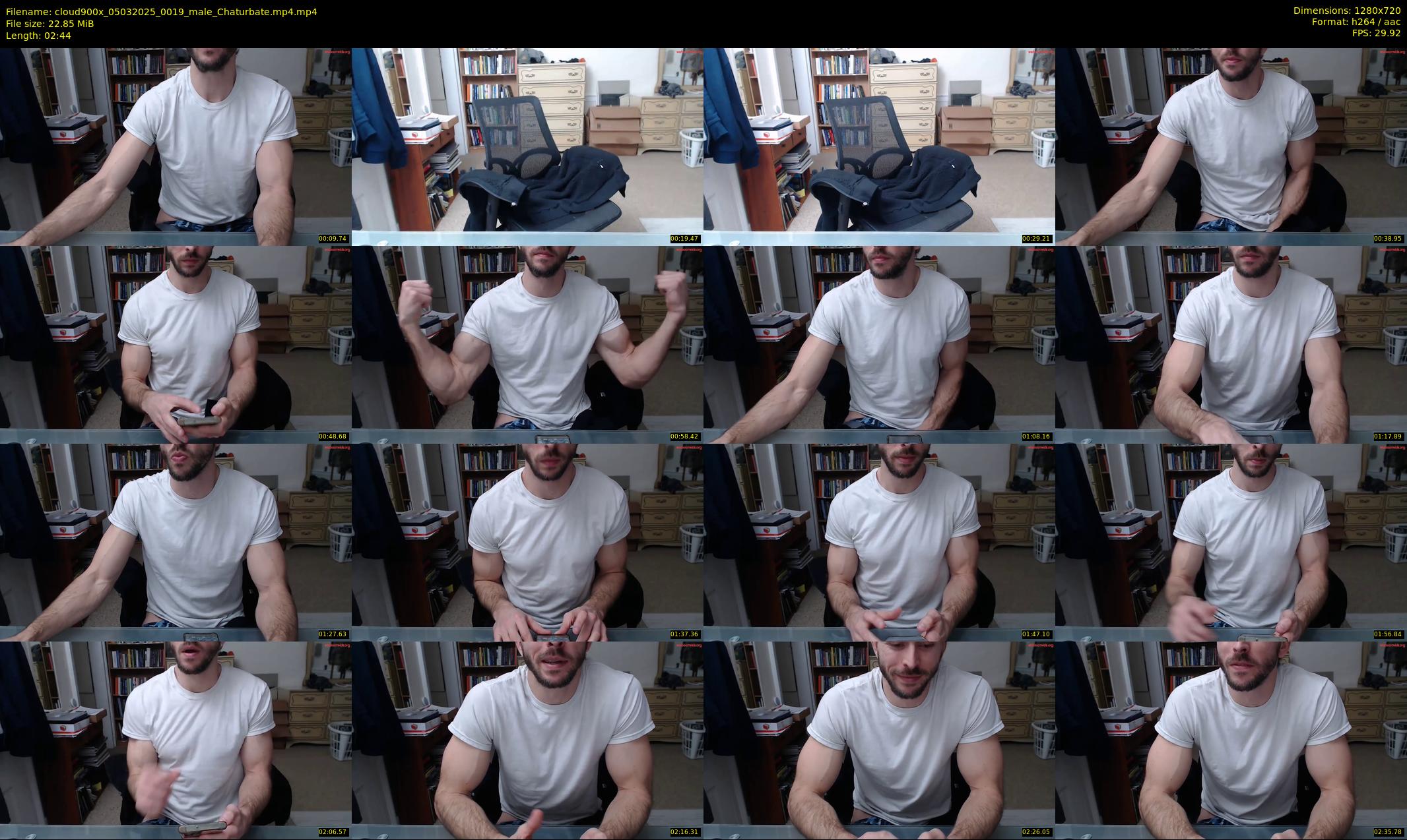 cloud900x — 3 minute Chaturbate male cam show recording, 720p, Mar 5, 2025
