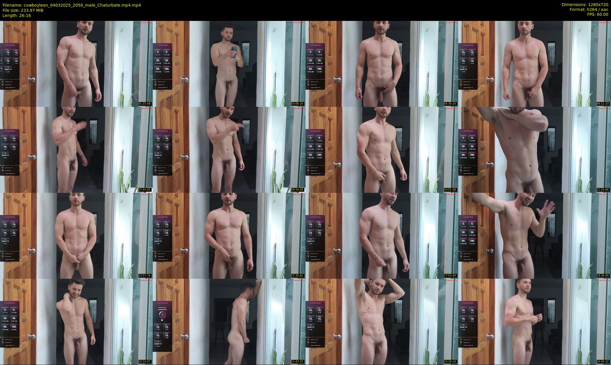 cowboylean — 27 minute Chaturbate male cam show recording, 720p, Mar 4, 2025