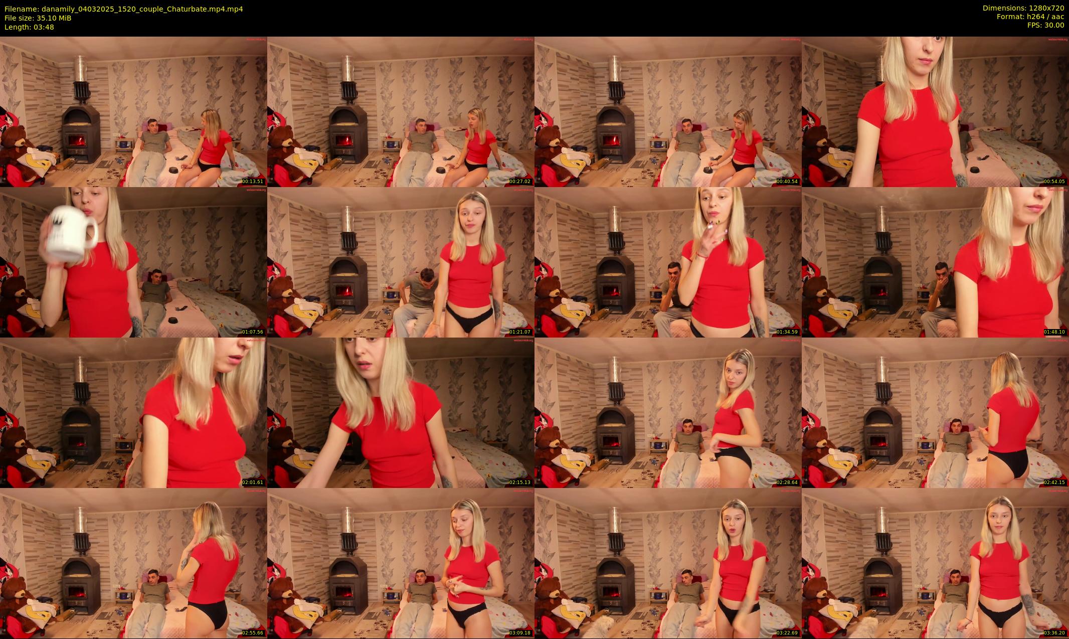 danamily — 4 minute Chaturbate female cam show recording, 720p, Mar 4, 2025