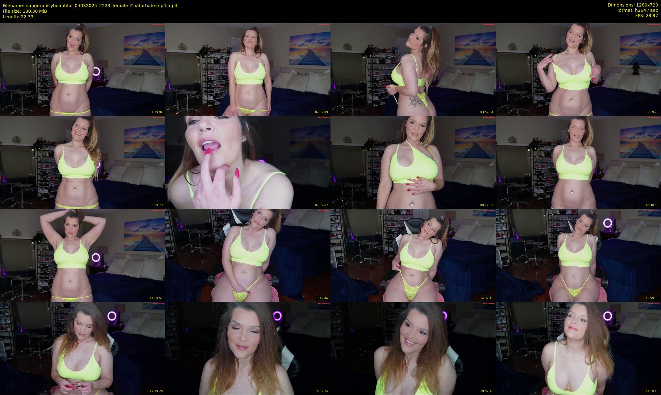 dangerouslybeautiful — 23 minute Chaturbate female cam show recording, 720p, Mar 4, 2025