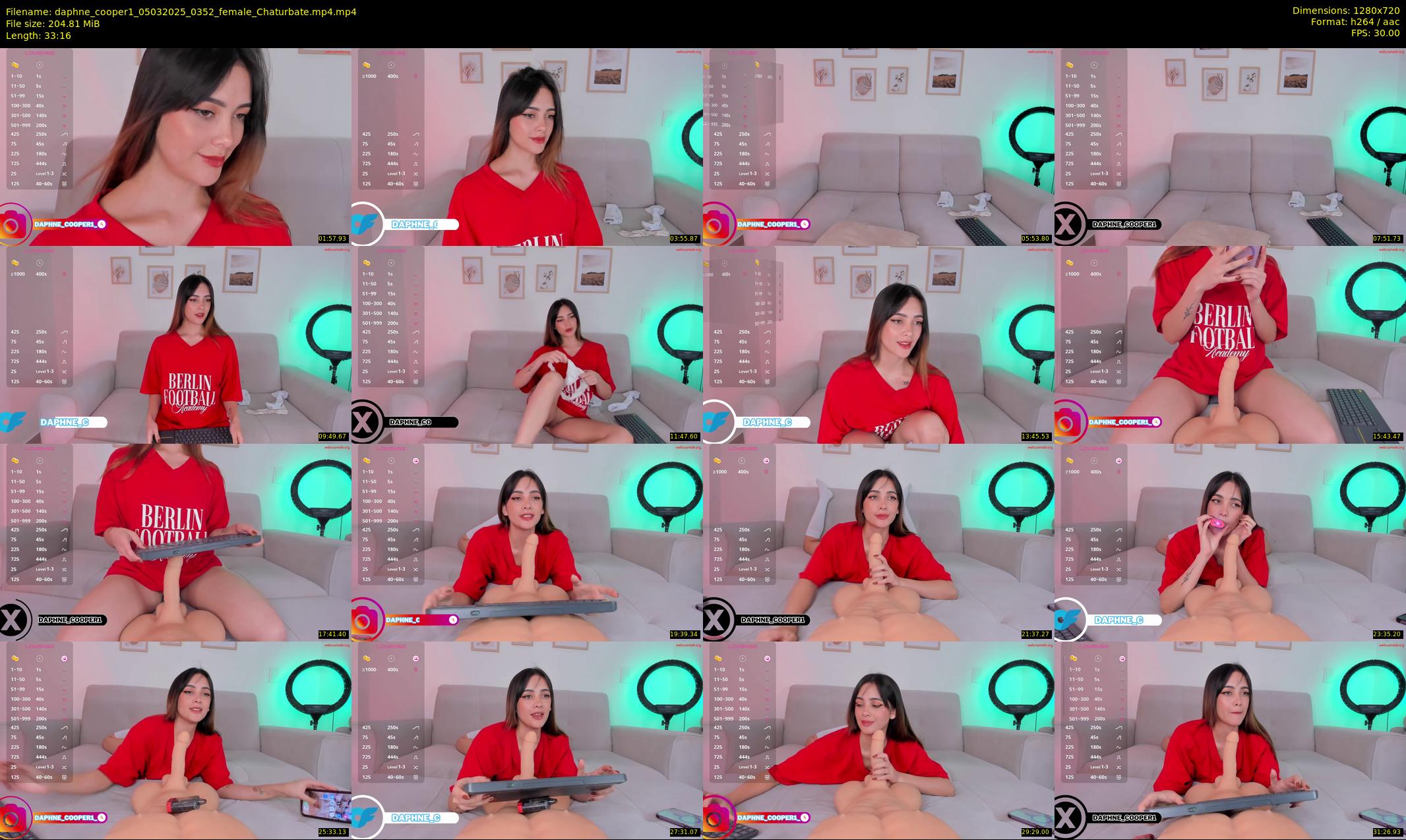 daphne_cooper1 — 34 minute Chaturbate female cam show recording, 720p, Mar 5, 2025