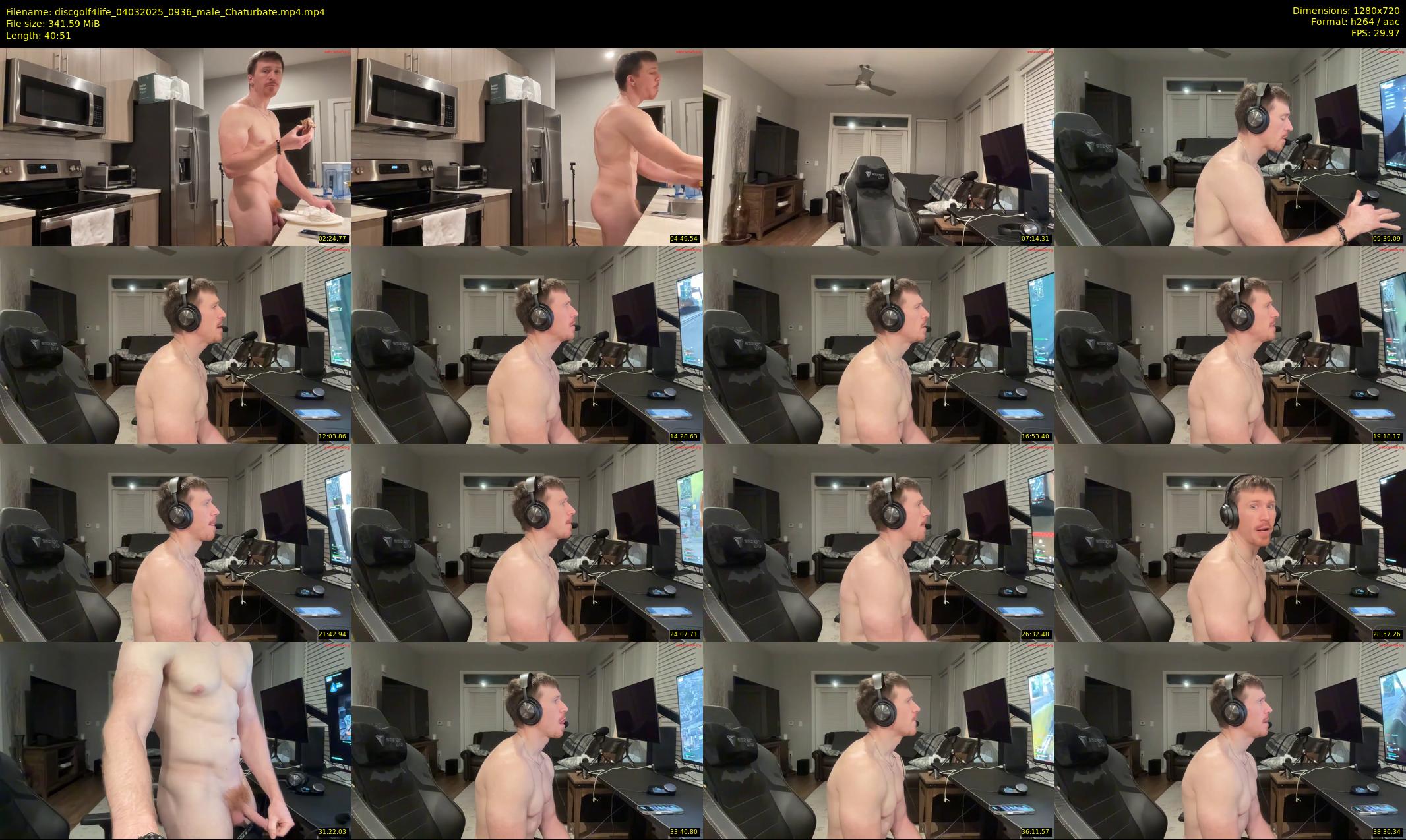 discgolf4life — 41 minute Chaturbate male cam show recording, 720p, Mar 4, 2025