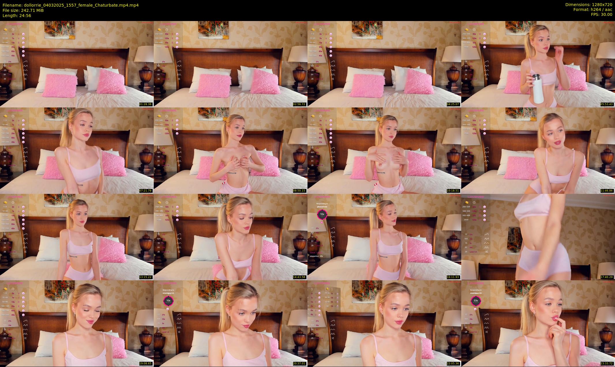 dollorrie — 25 minute Chaturbate couple cam show recording, 720p, Mar 4, 2025