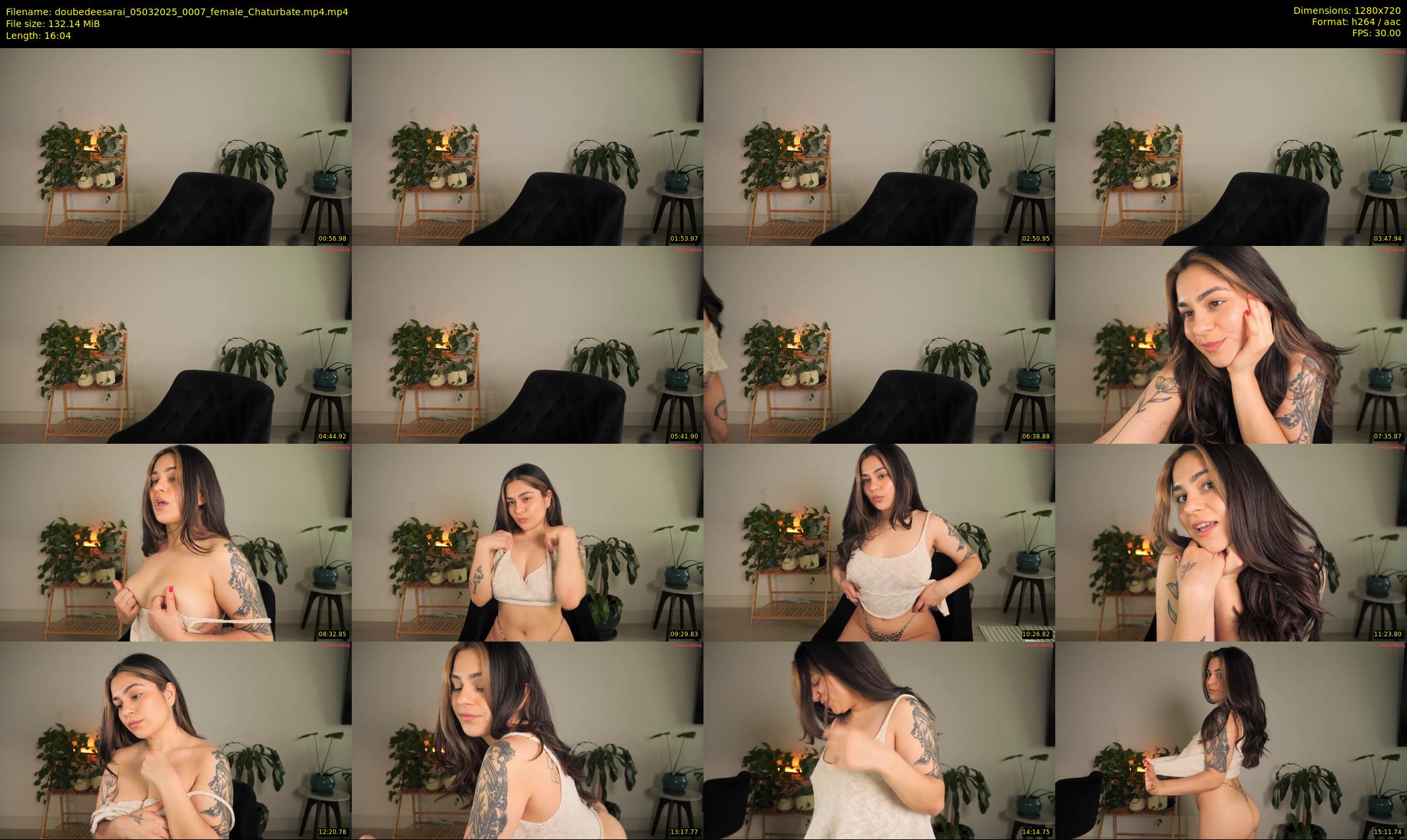 doubedeesarai — 17 minute Chaturbate female cam show recording, 720p, Mar 5, 2025