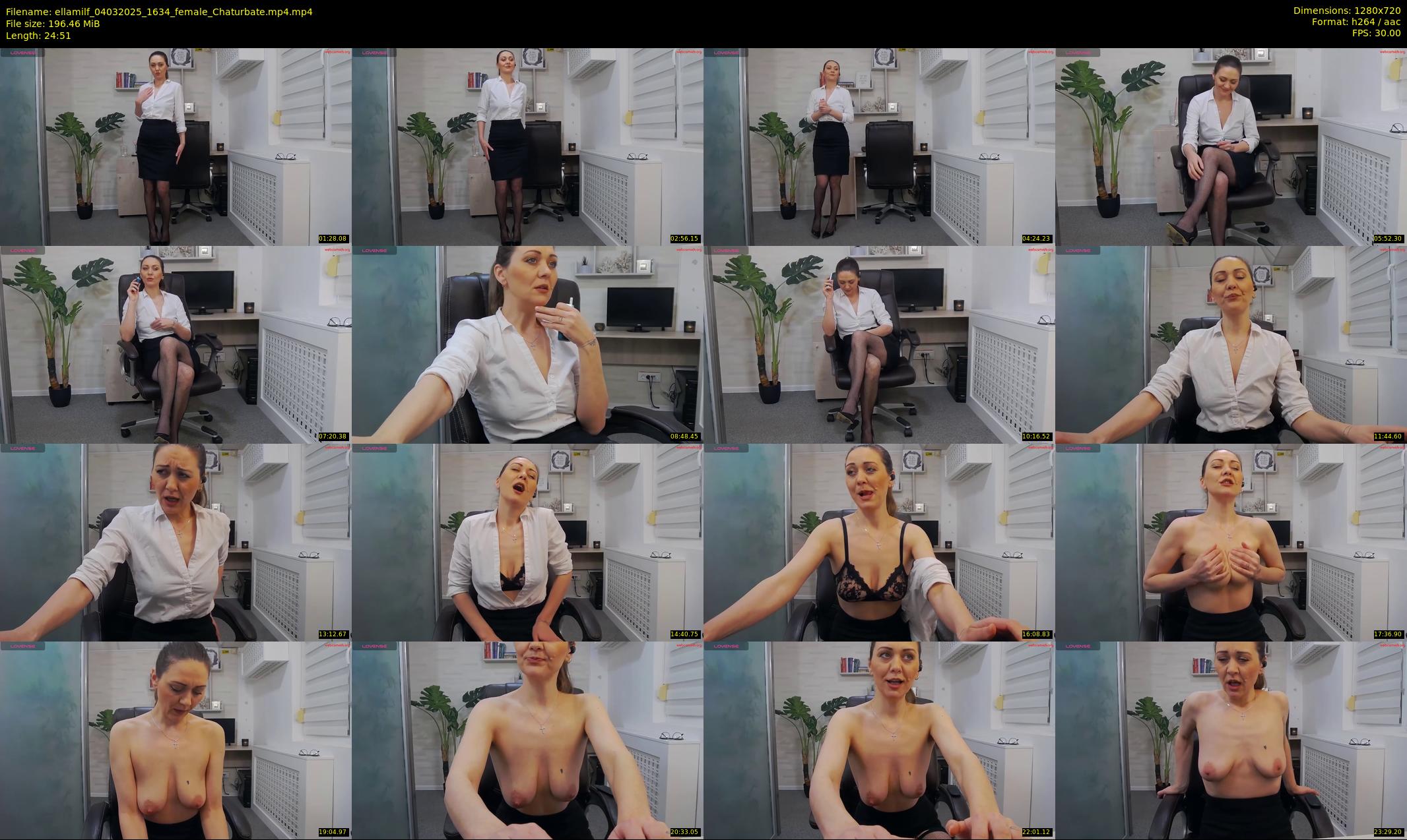 ellamilf — 25 minute Chaturbate female cam show recording, 720p, Mar 4, 2025