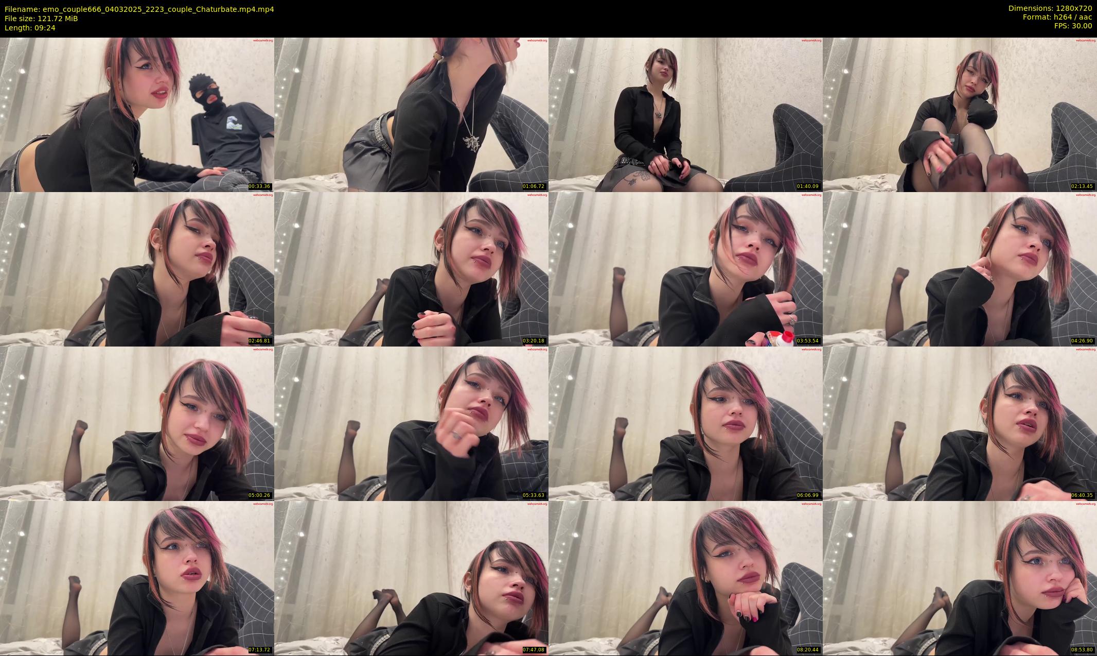 emo_couple666 — 10 minute Chaturbate couple cam show recording, 720p, Mar 4, 2025