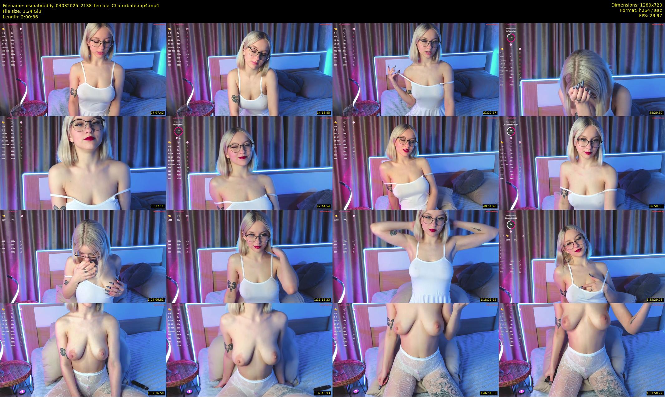 esmabraddy — 121 minute Chaturbate female cam show recording, 720p, Mar 4, 2025