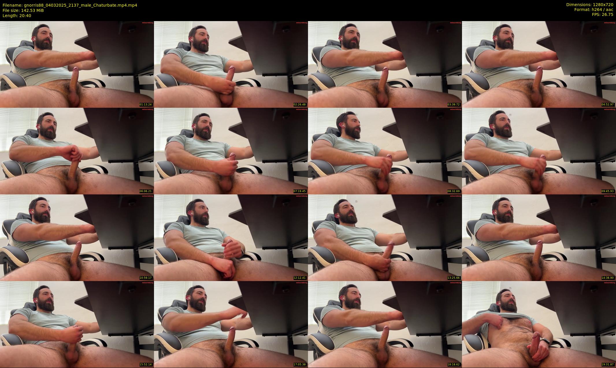 gnorris88 — 21 minute Chaturbate male cam show recording, 720p, Mar 4, 2025