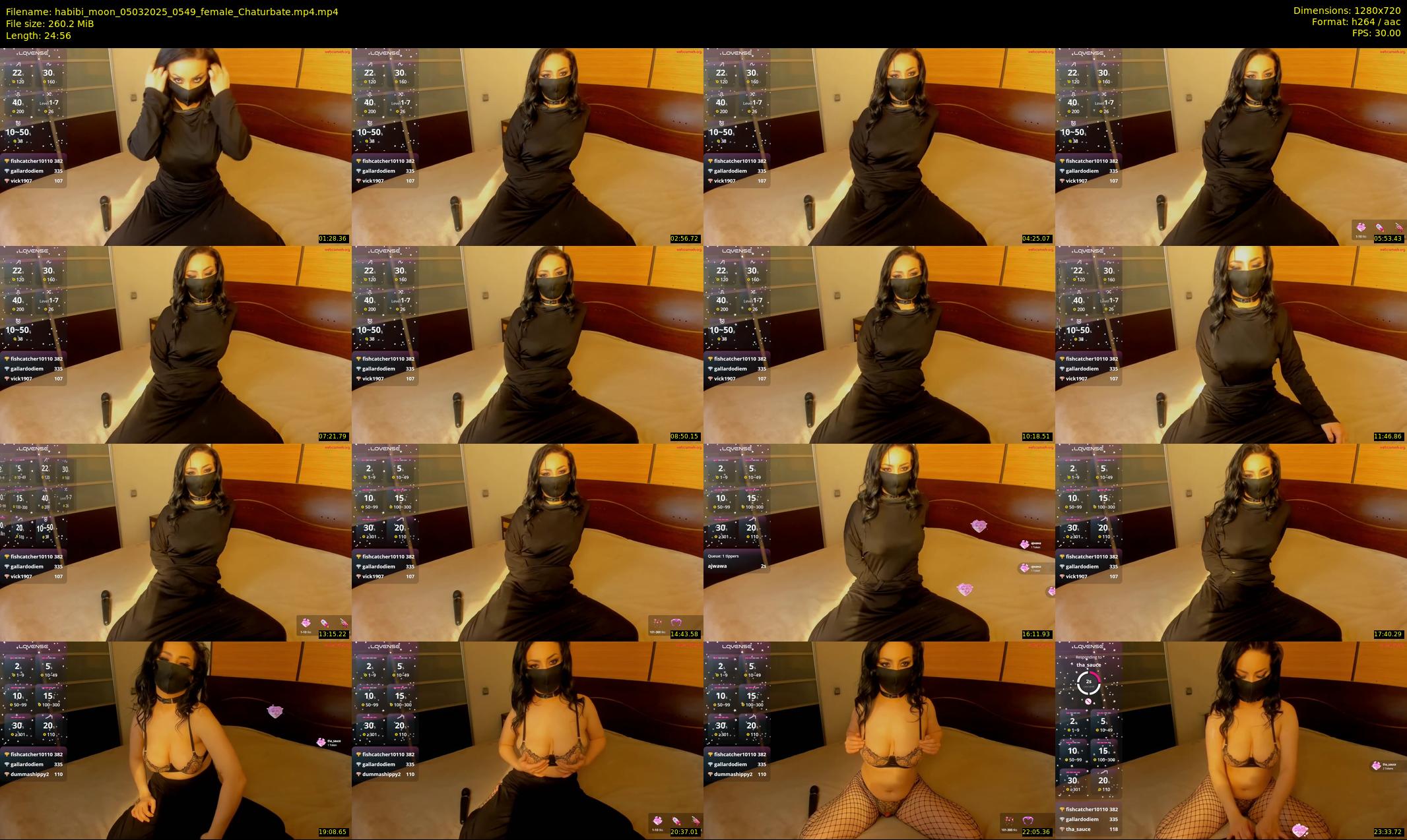habibi_moon — 25 minute Chaturbate female cam show recording, 720p, Mar 5, 2025