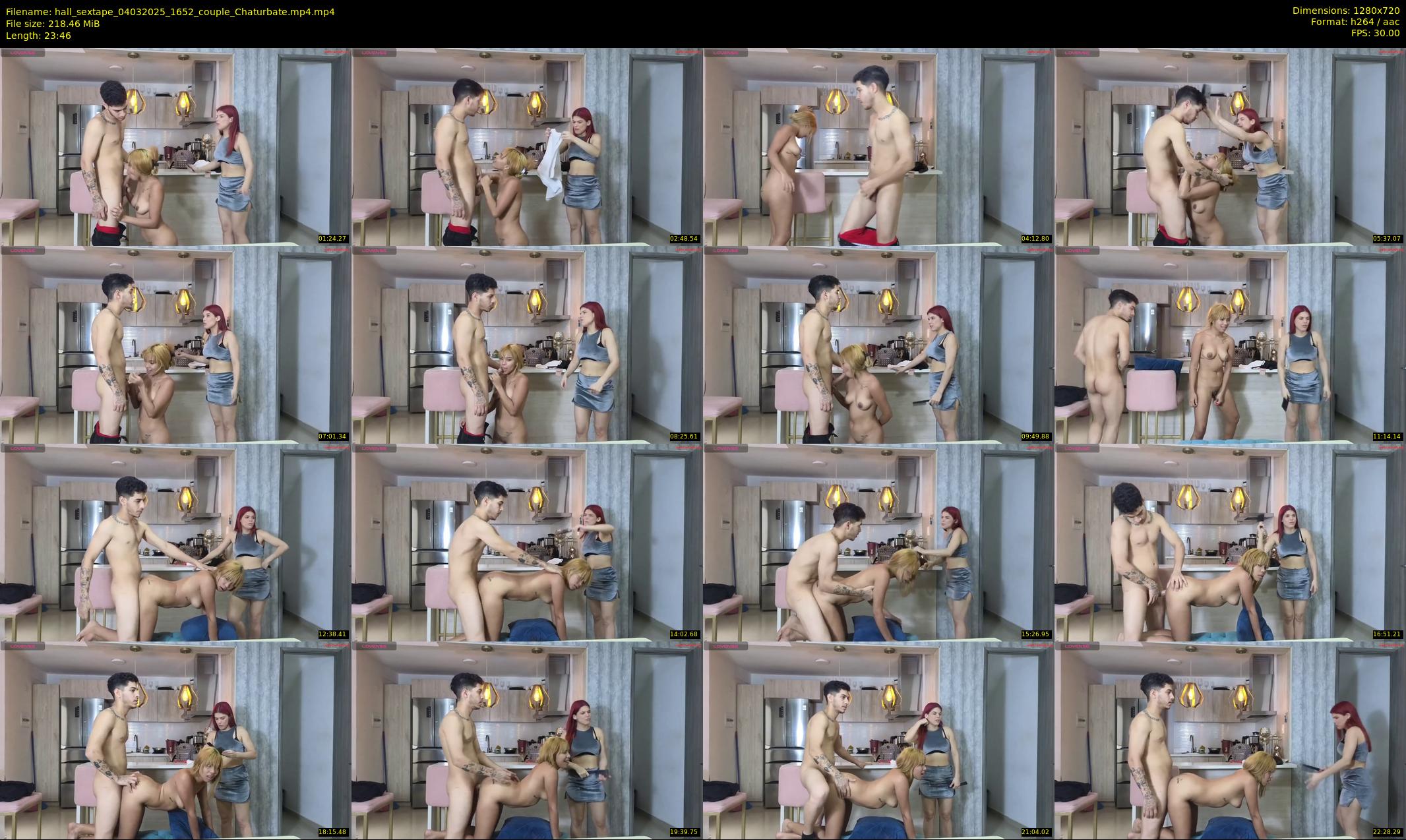 hall_sextape — 24 minute Chaturbate couple cam show recording, 720p, Mar 4, 2025