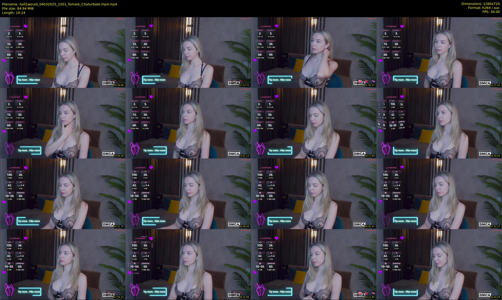 holl1would — 11 minute Chaturbate female cam show recording, 720p, Mar 4, 2025