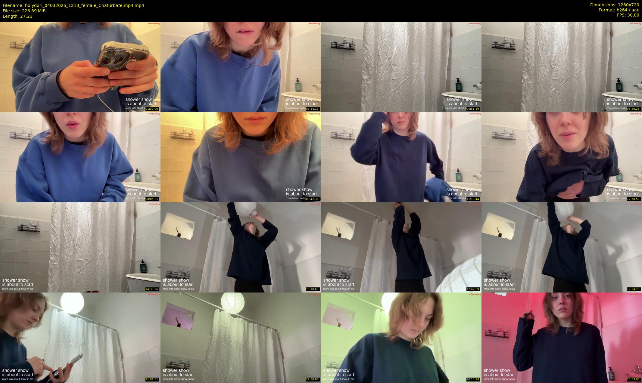 holydori — 28 minute Chaturbate female cam show recording, 720p, Mar 4, 2025