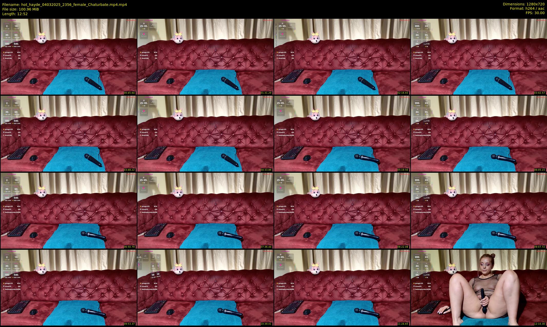 hot_hayde — 13 minute Chaturbate female cam show recording, 720p, Mar 4, 2025