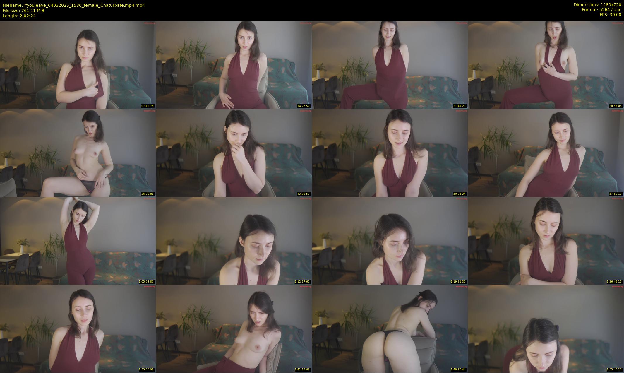 ifyouleave — 123 minute Chaturbate female cam show recording, 720p, Mar 4, 2025