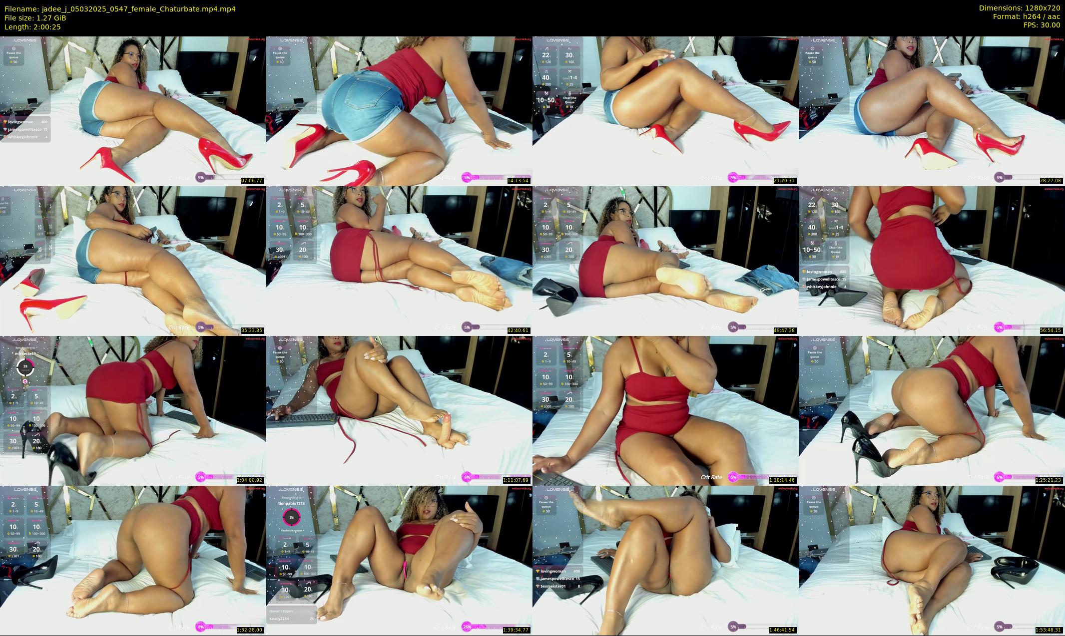 jadee_j — 121 minute Chaturbate female cam show recording, 720p, Mar 5, 2025