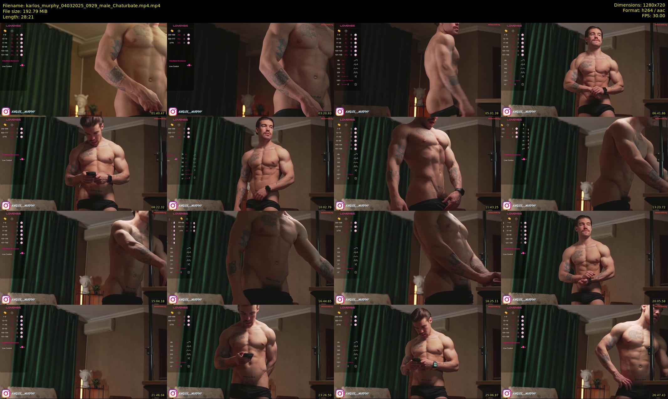 karlos_murphy — 29 minute Chaturbate male cam show recording, 720p, Mar 4, 2025