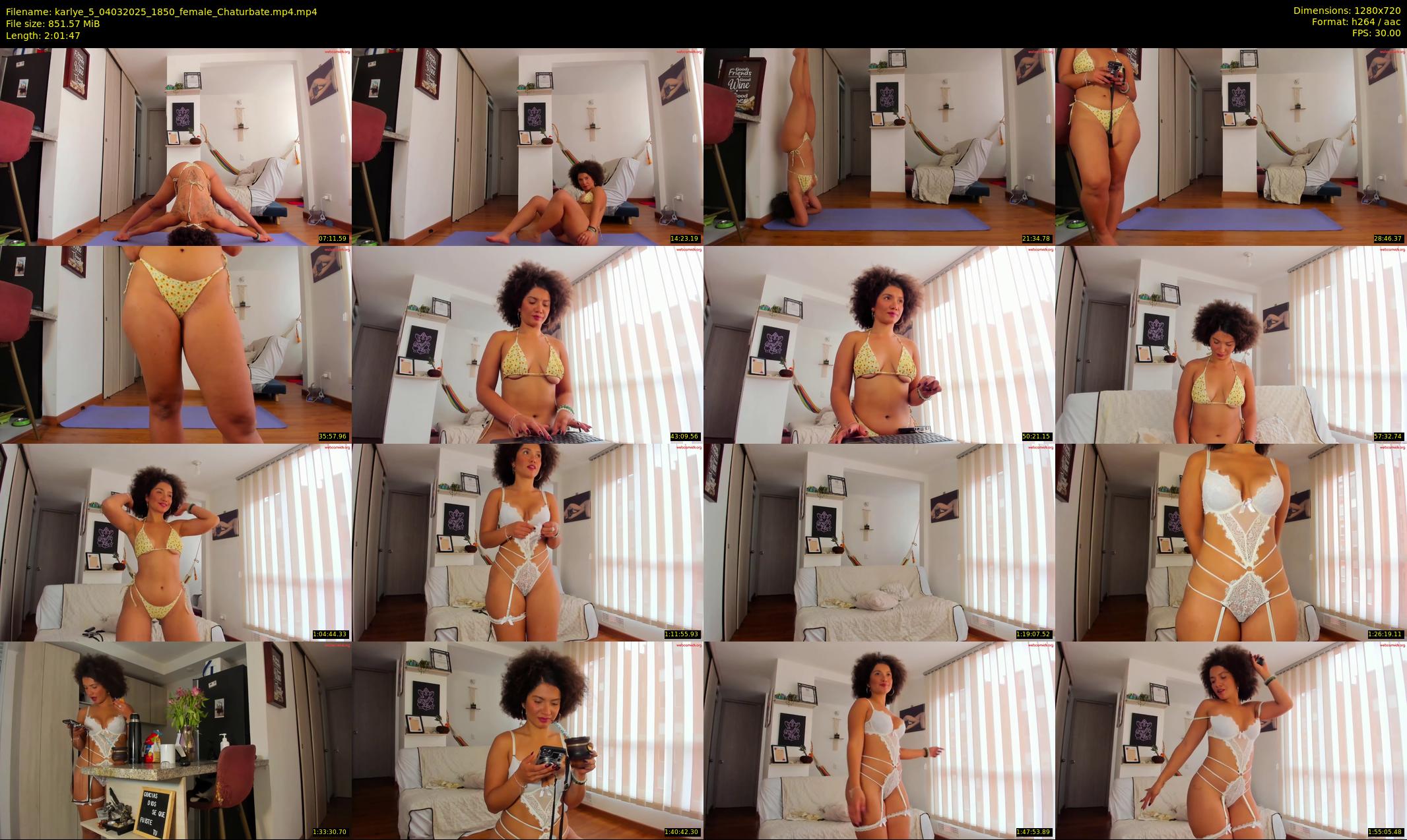 karlye_5 — 122 minute Chaturbate female cam show recording, 720p, Mar 4, 2025