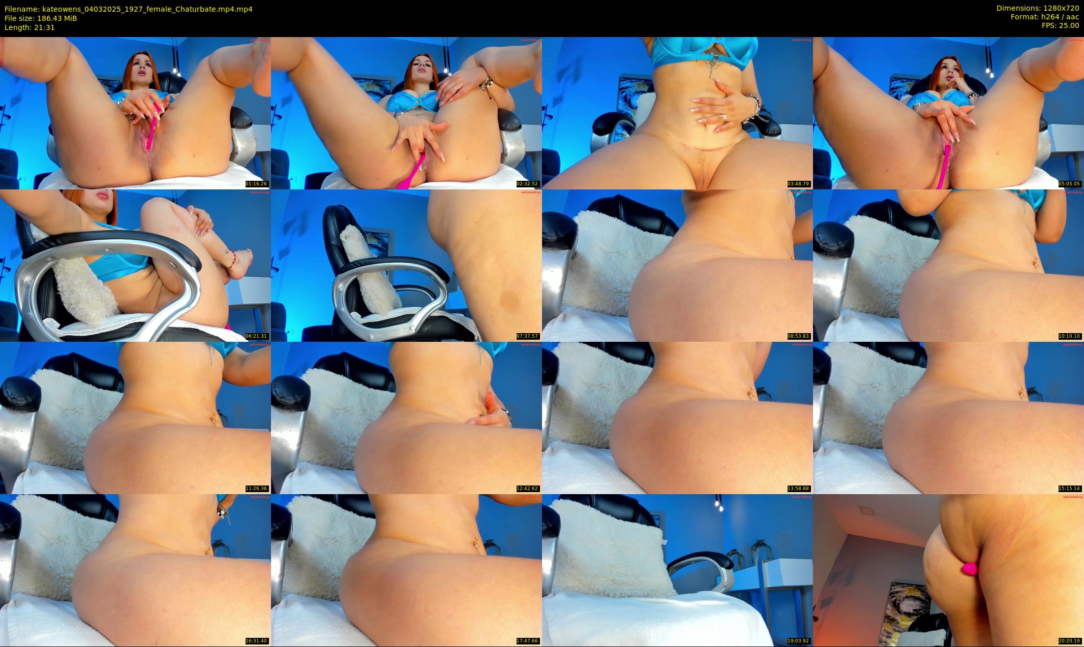 kateowens — 22 minute Chaturbate female cam show recording, 720p, Mar 4, 2025